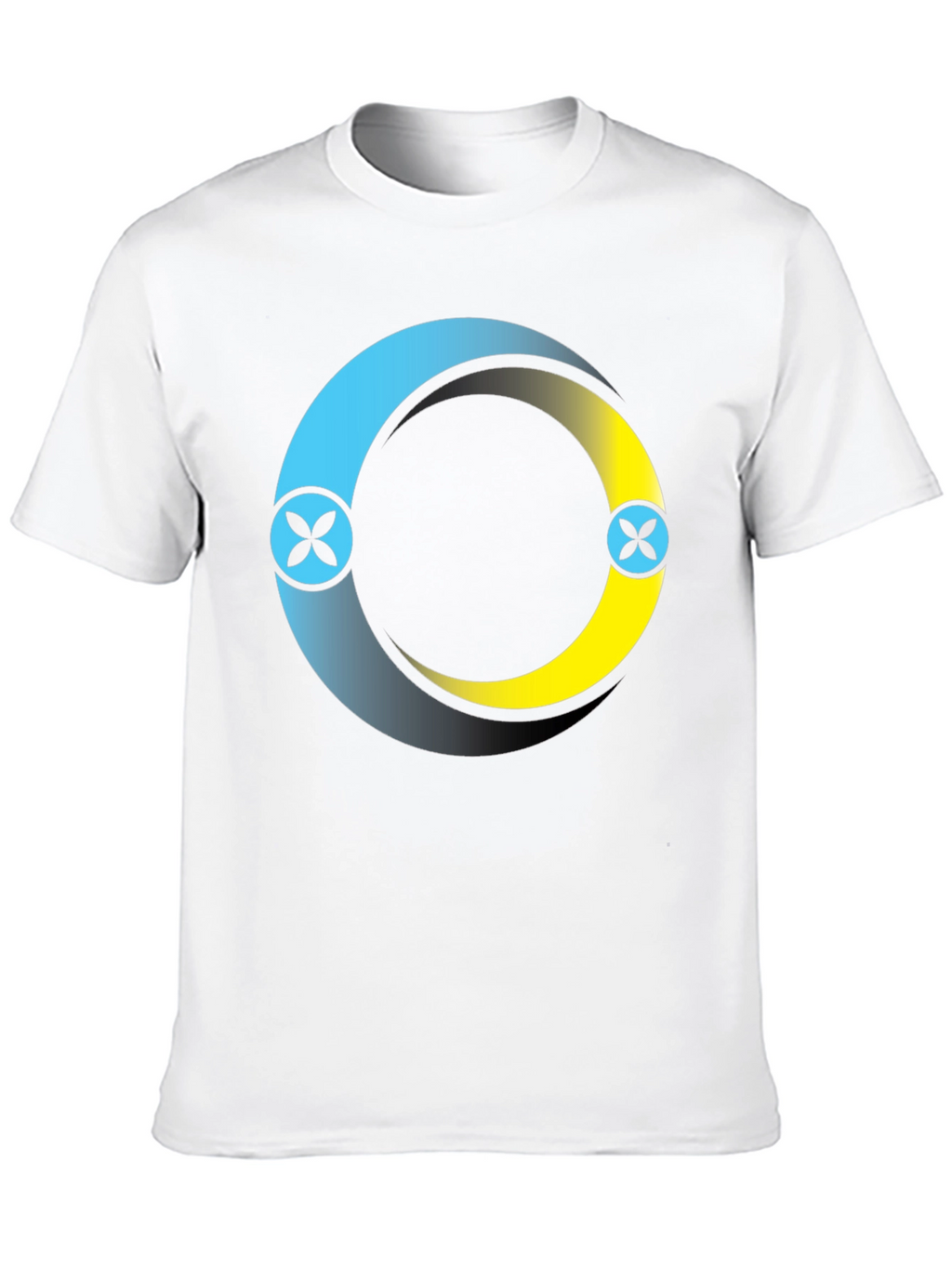 Circle Logo Black T-Shirt: Modern Casual Style
