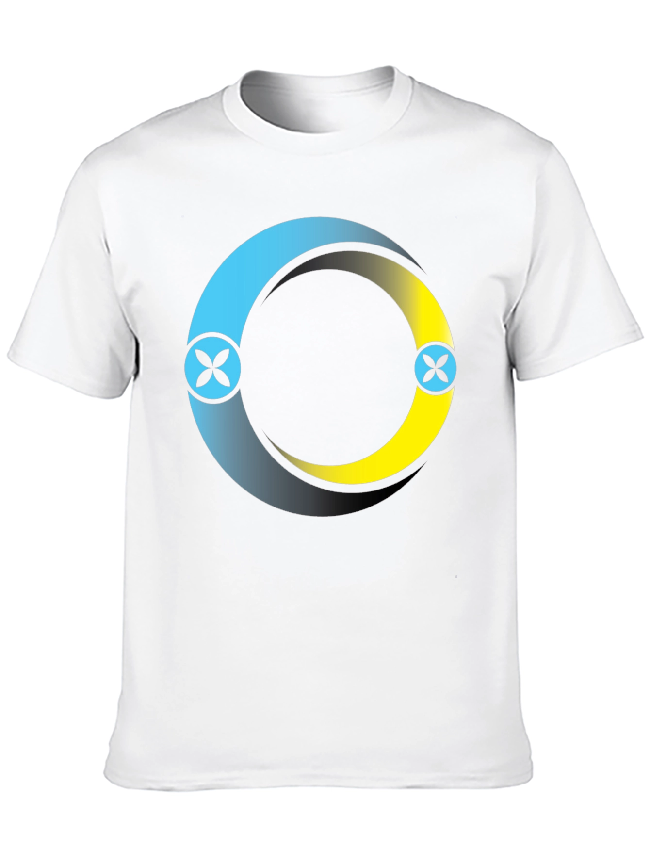 Circle Logo Black T-Shirt: Modern Casual Style