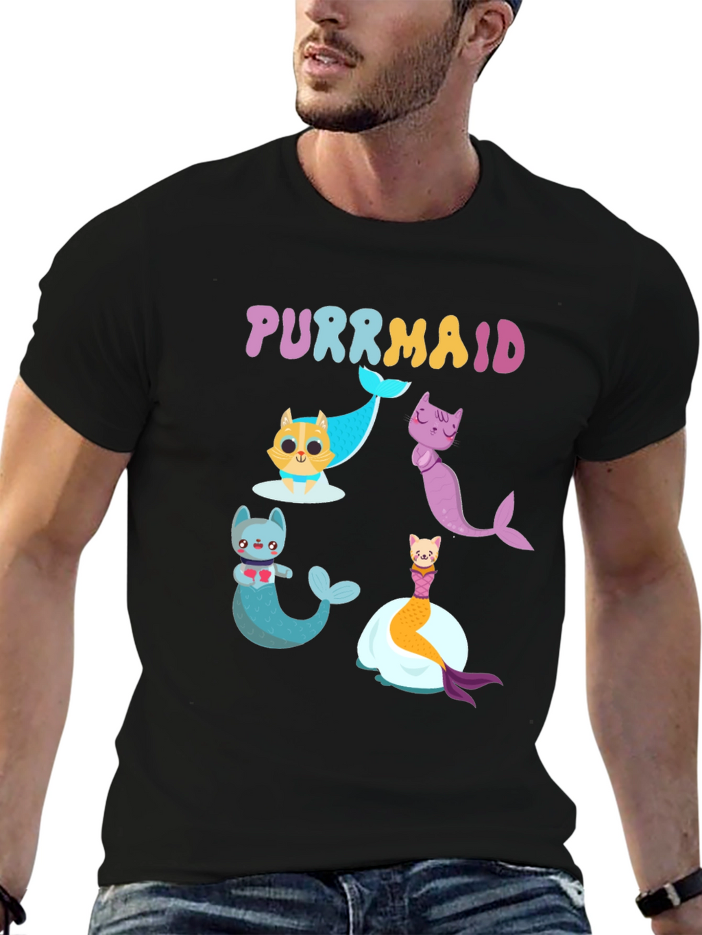 Purrmaid Cat T-Shirt