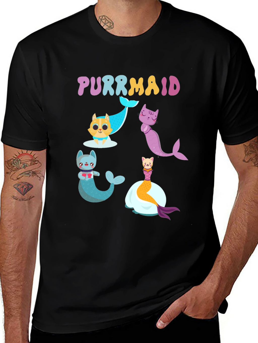 Purrmaid Cat T-Shirt