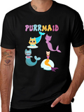 Purrmaid Cat T-Shirt