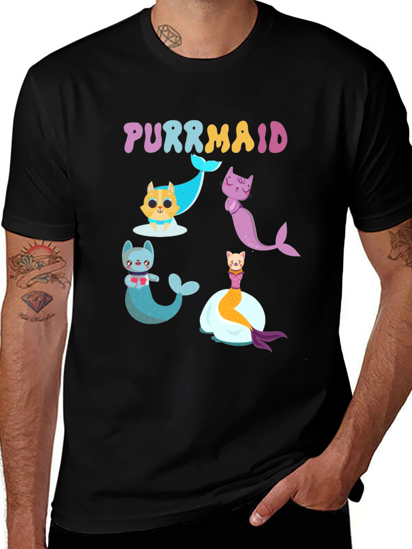 Purrmaid Cat T-Shirt