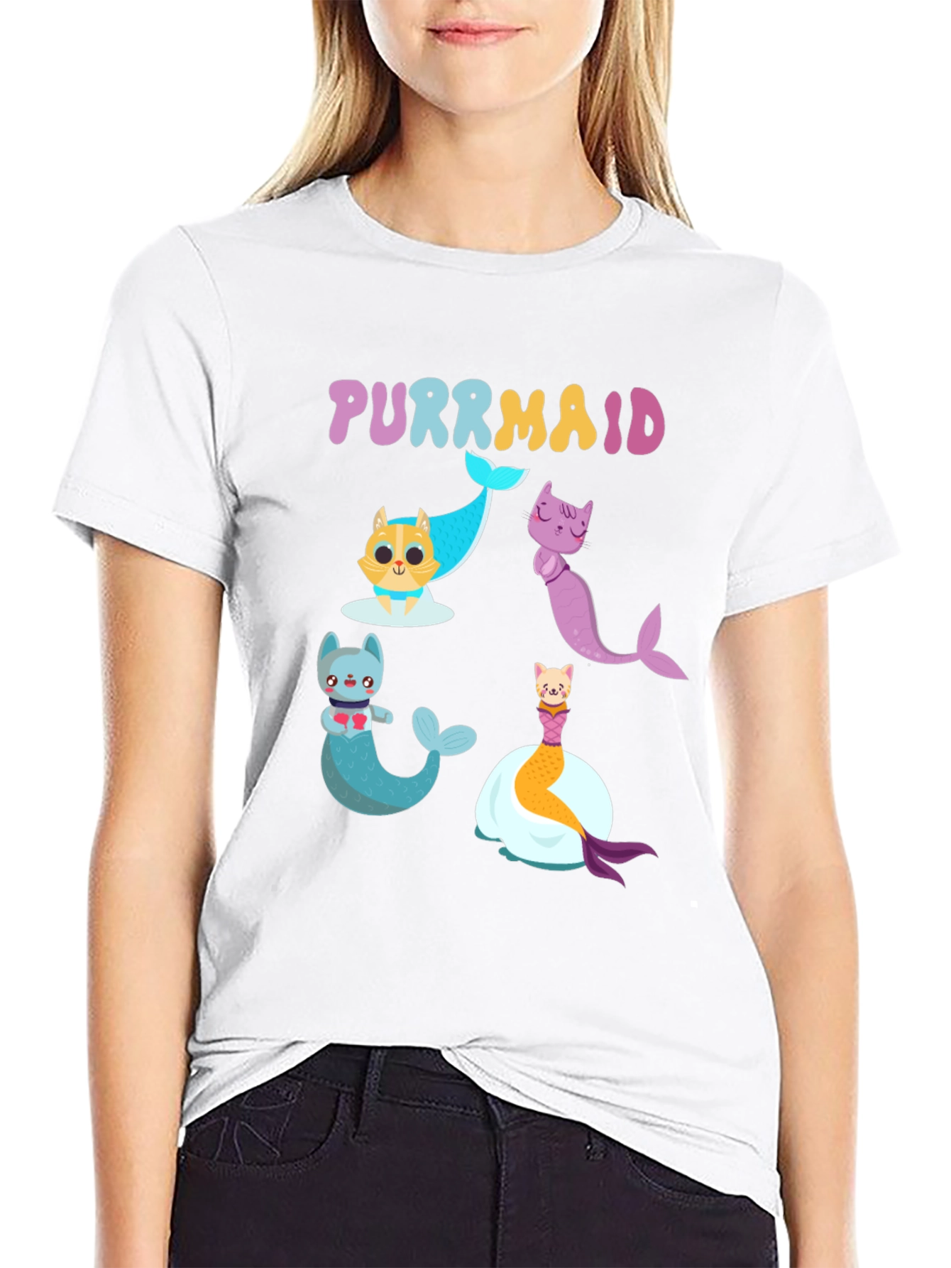 Purrmaid Cat T-Shirt