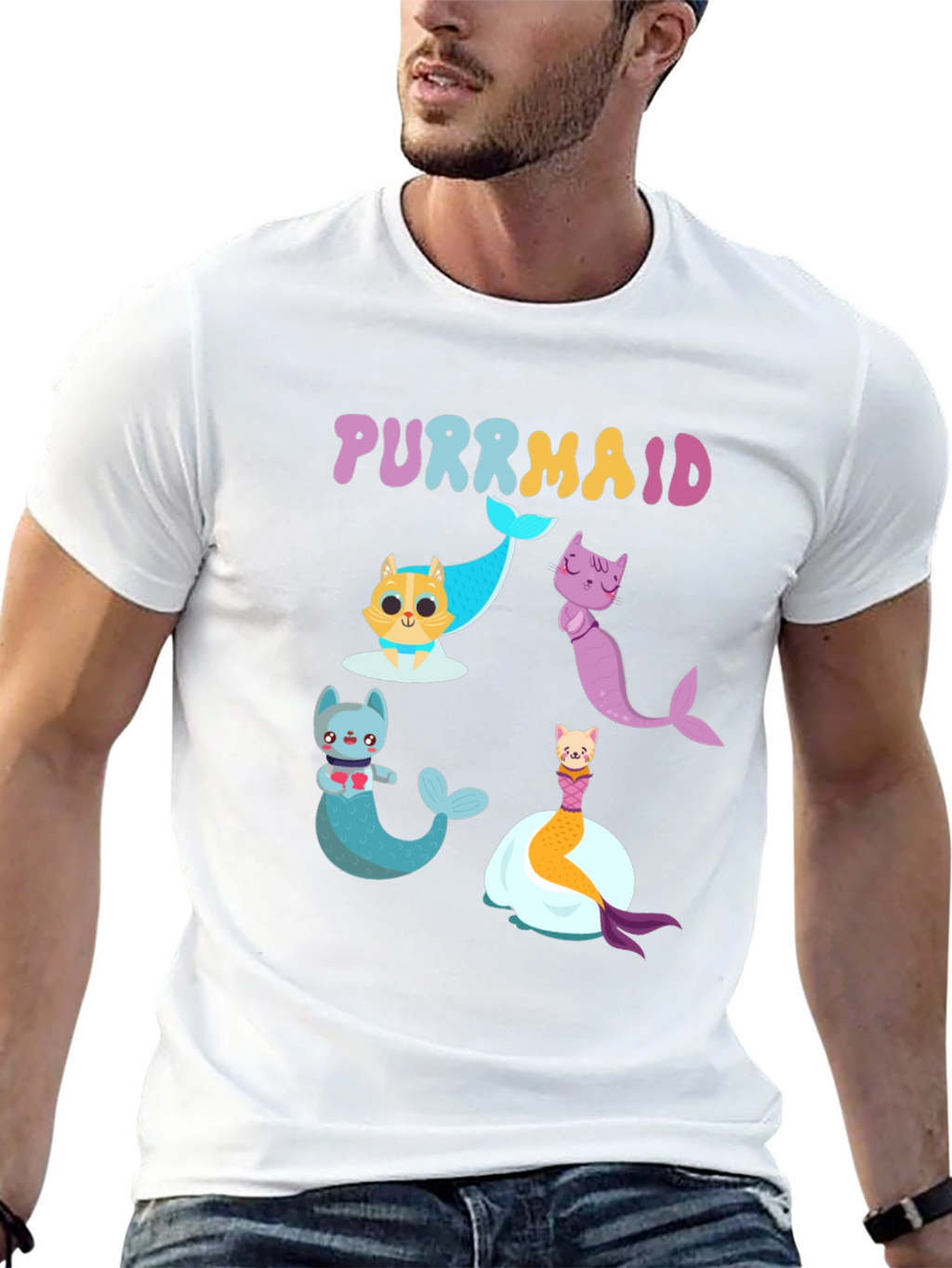Purrmaid Cat T-Shirt