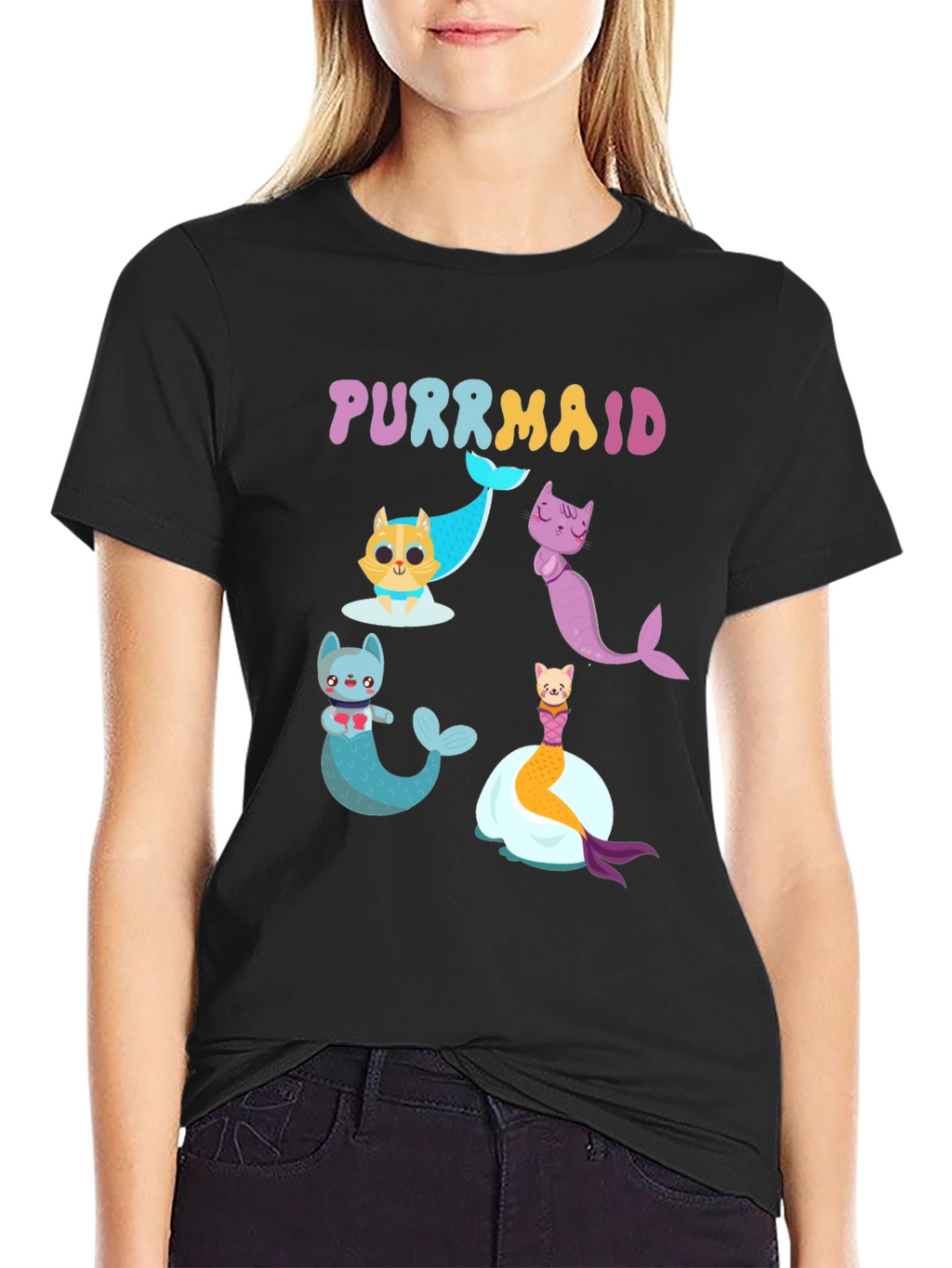 Purrmaid Cat T-Shirt