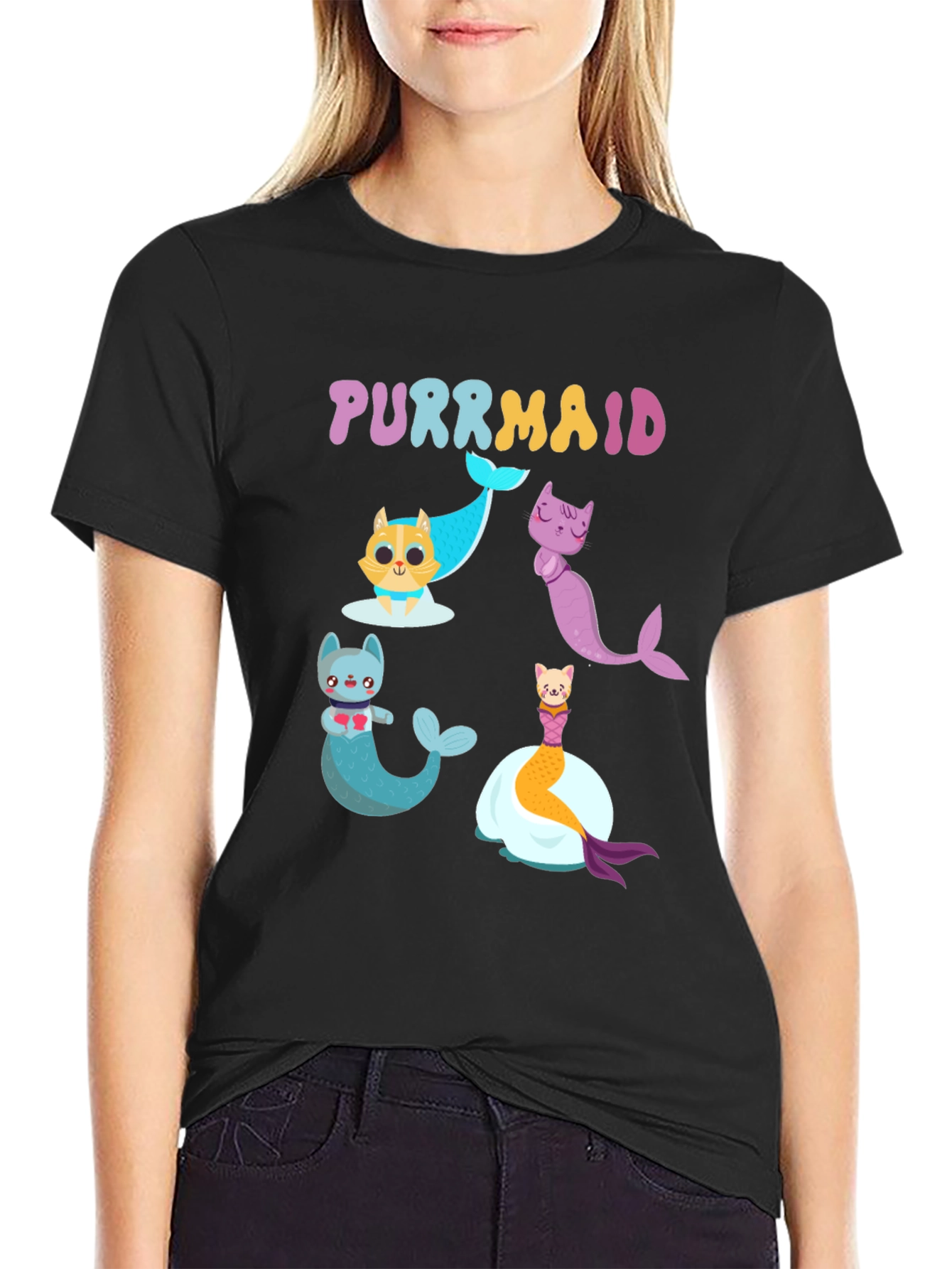 Purrmaid Cat T-Shirt