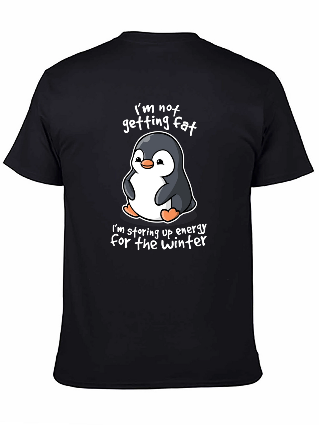 Penguin Winter Energy Black T-Shirt