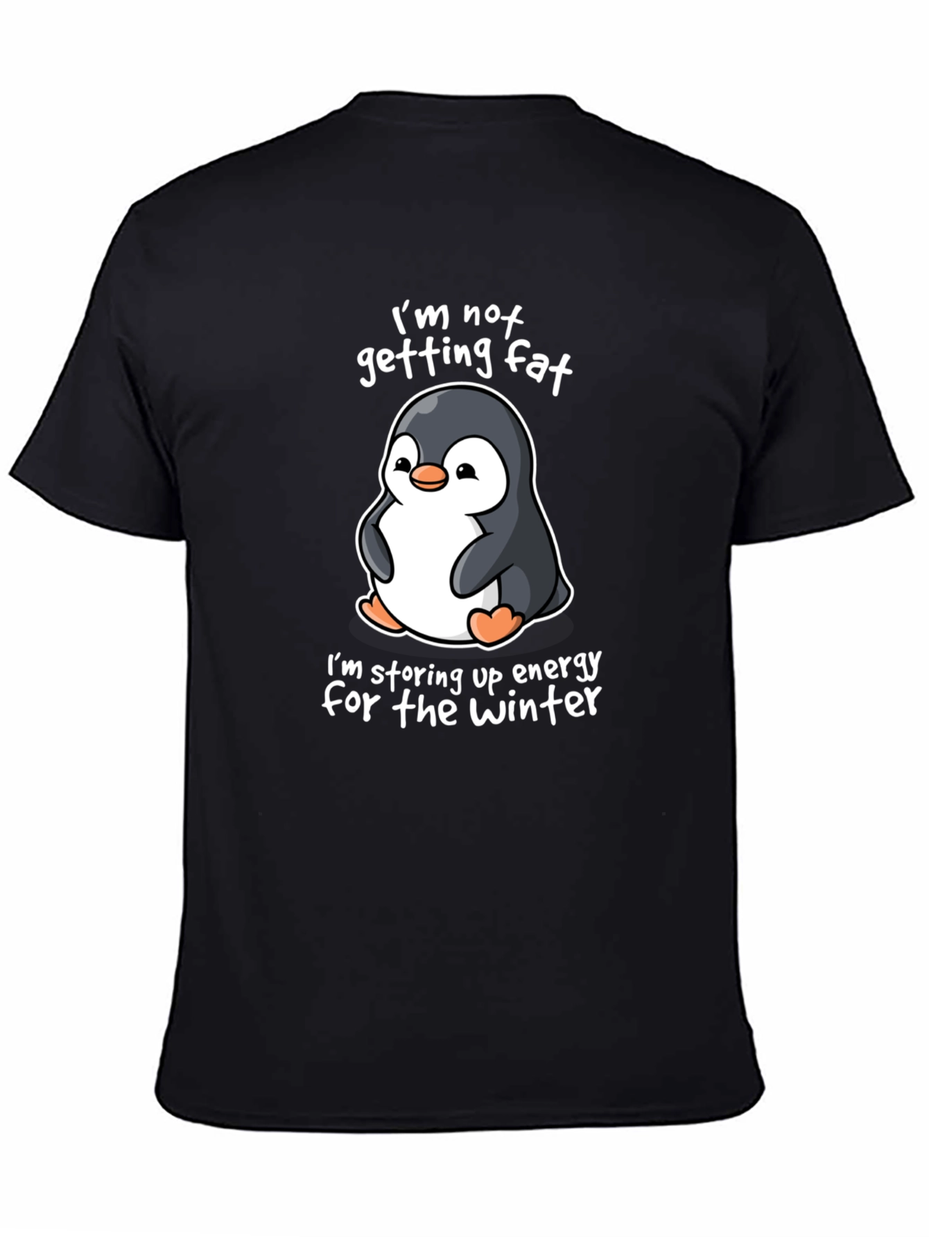 Penguin Winter Energy Black T-Shirt