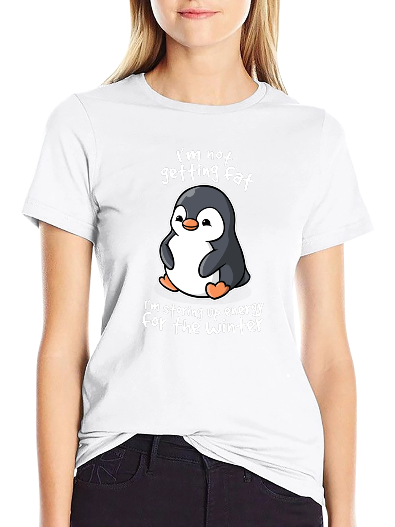 Penguin Winter Energy Black T-Shirt