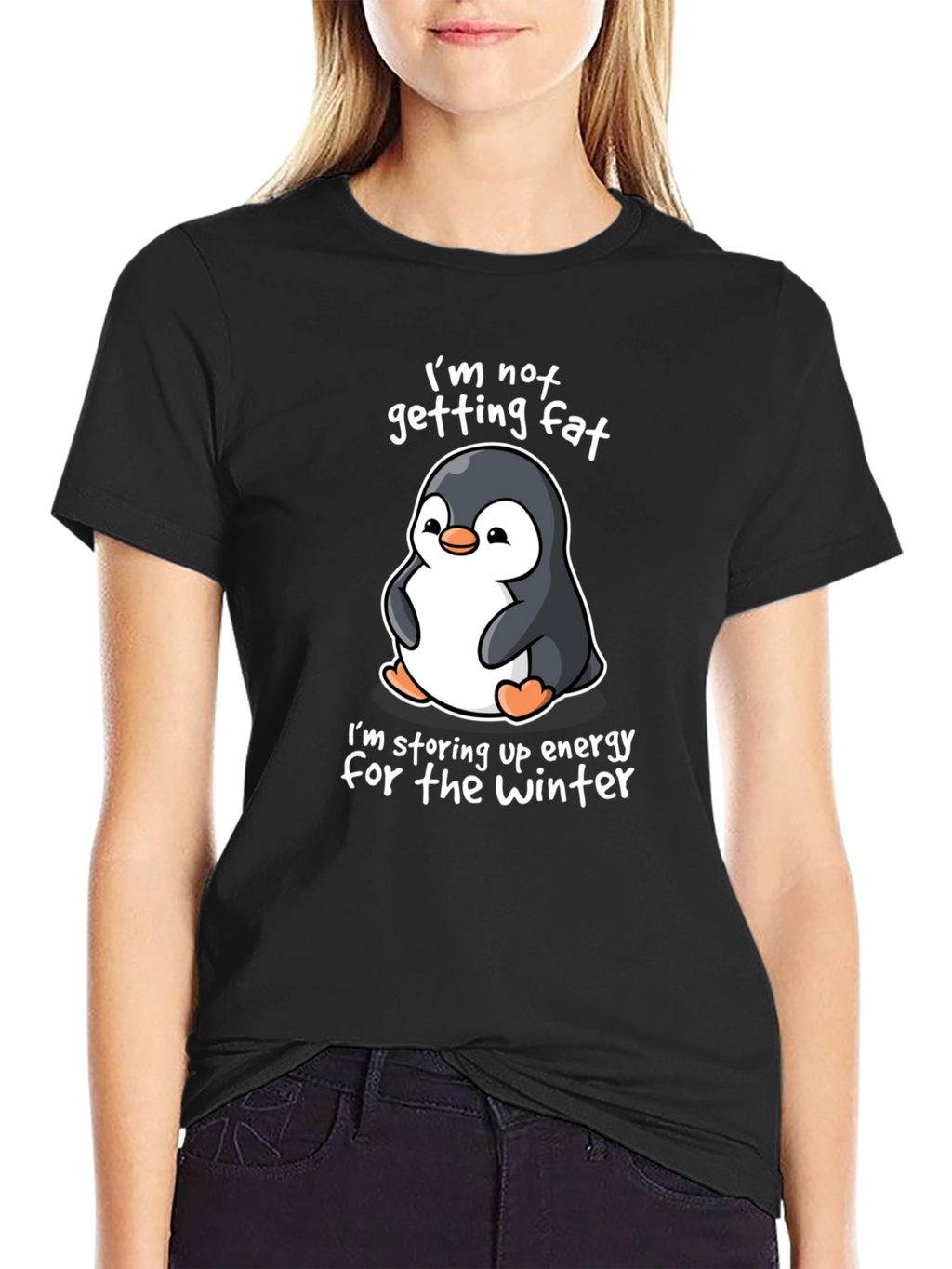 Penguin Winter Energy Black T-Shirt