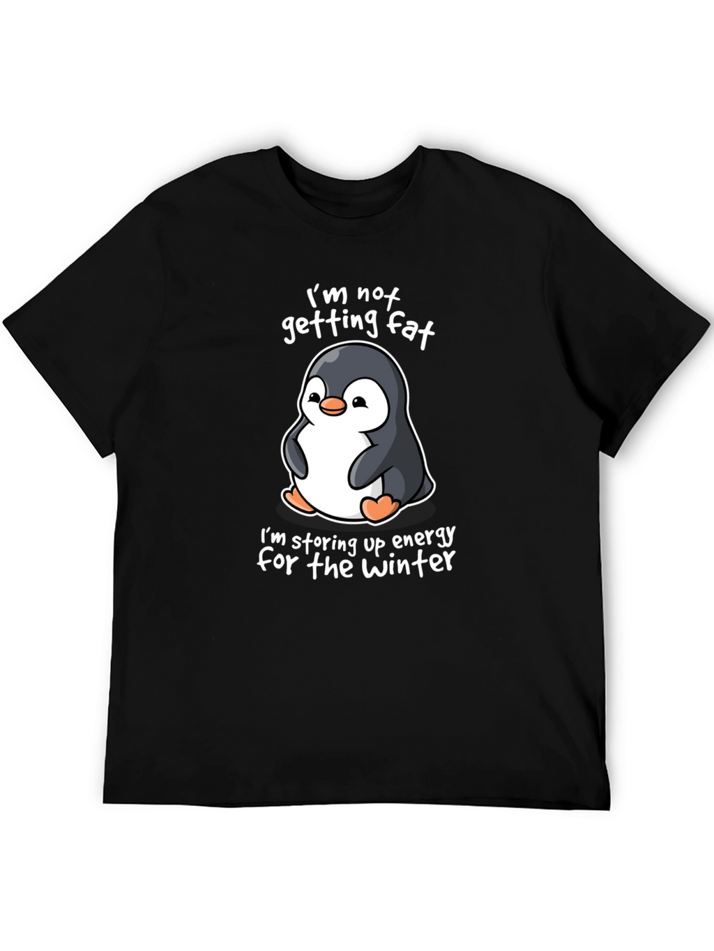 Penguin Winter Energy Black T-Shirt