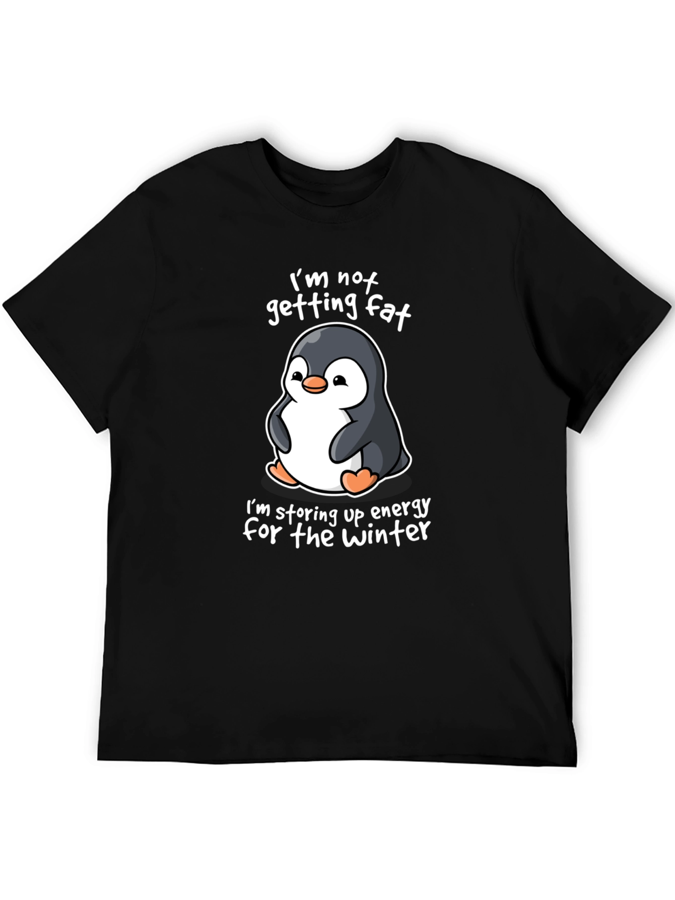 Penguin Winter Energy Black T-Shirt