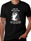 Penguin Winter Energy Black T-Shirt