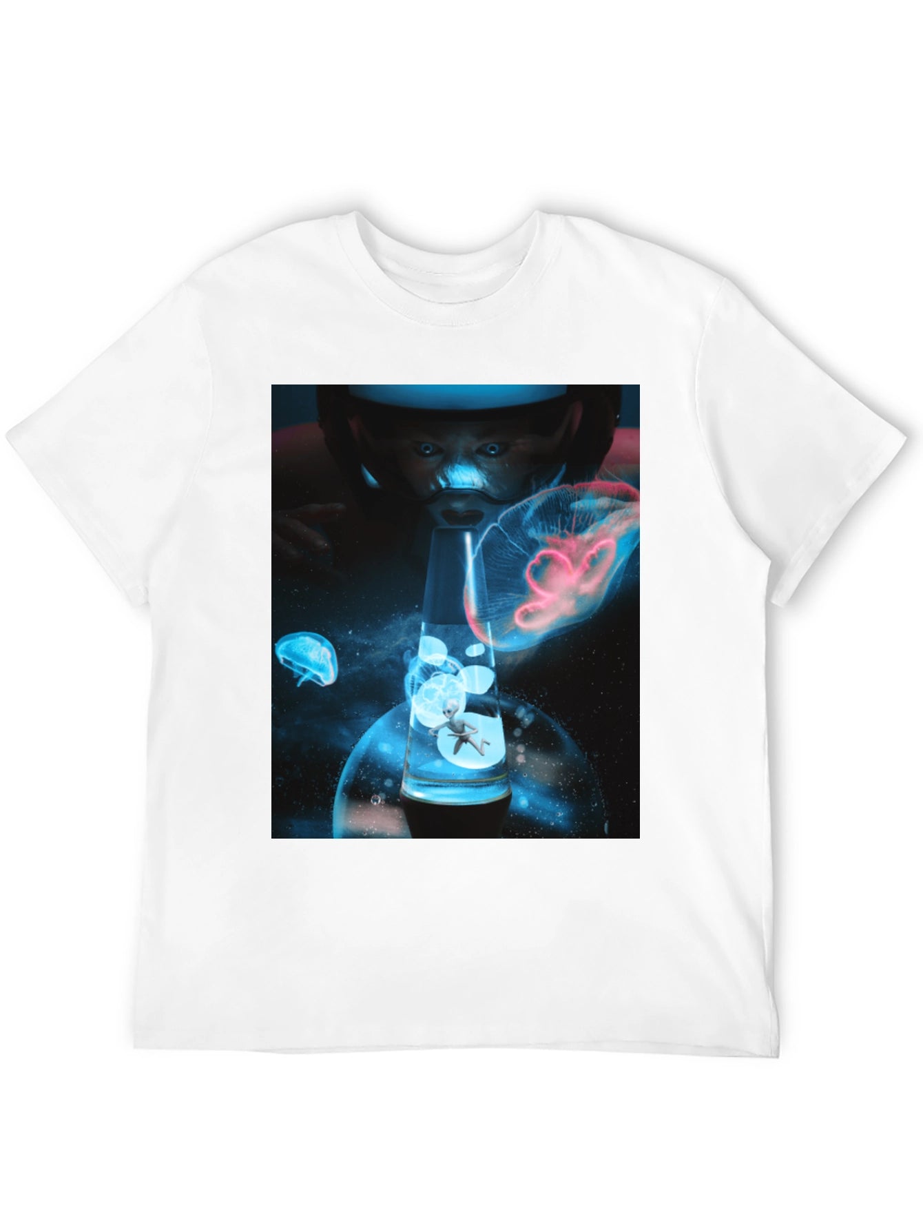 Cosmic Baby Lava Lamp Black T-Shirt