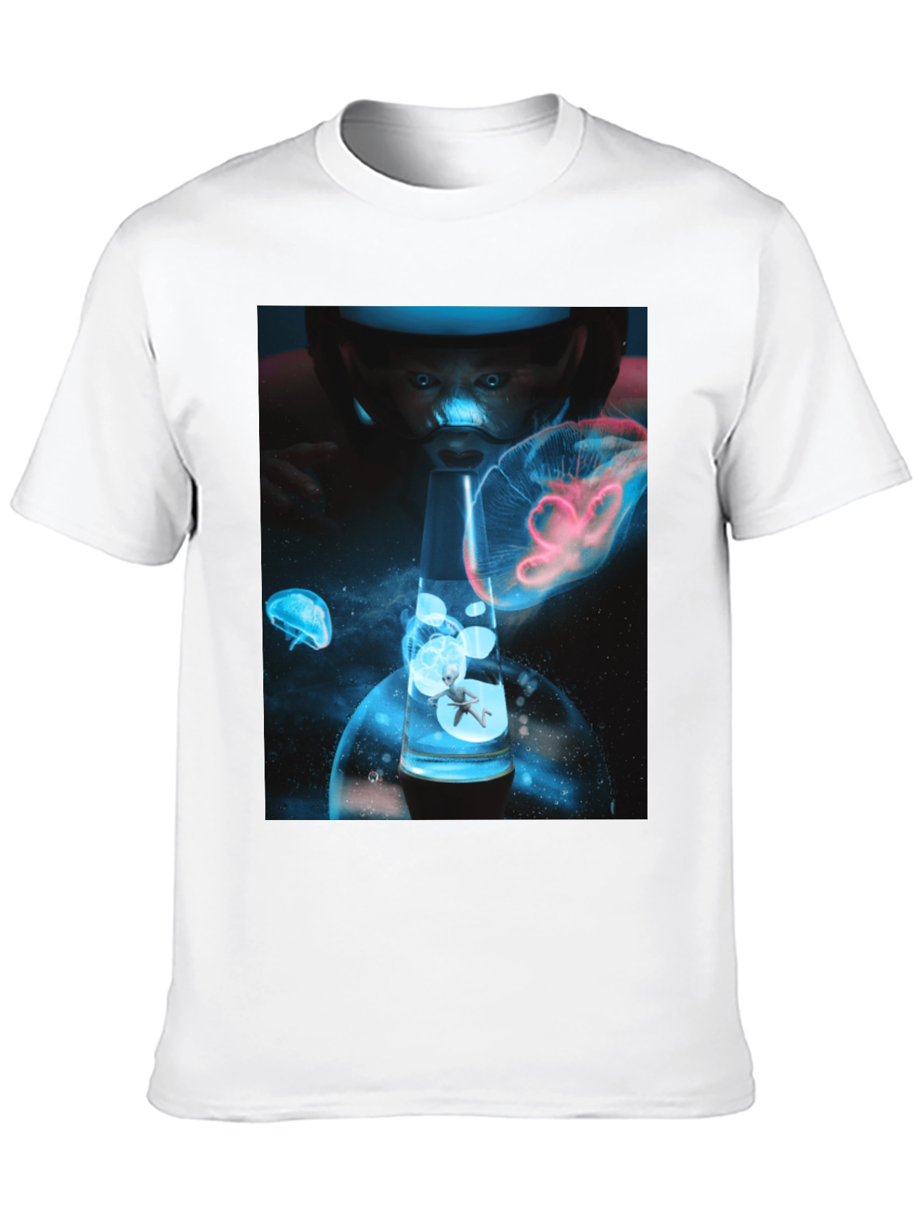 Cosmic Baby Lava Lamp Black T-Shirt