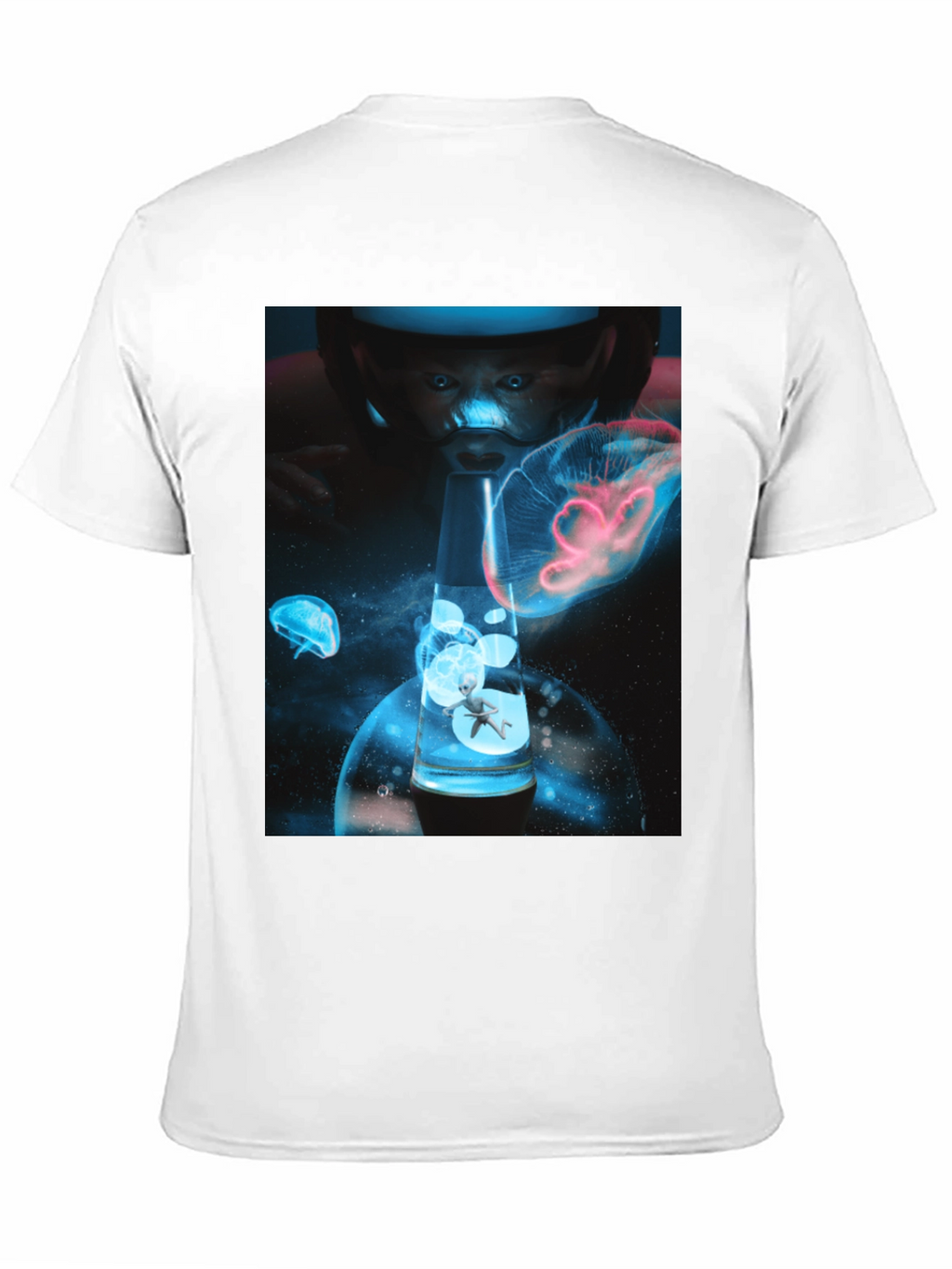 Cosmic Baby Lava Lamp Black T-Shirt
