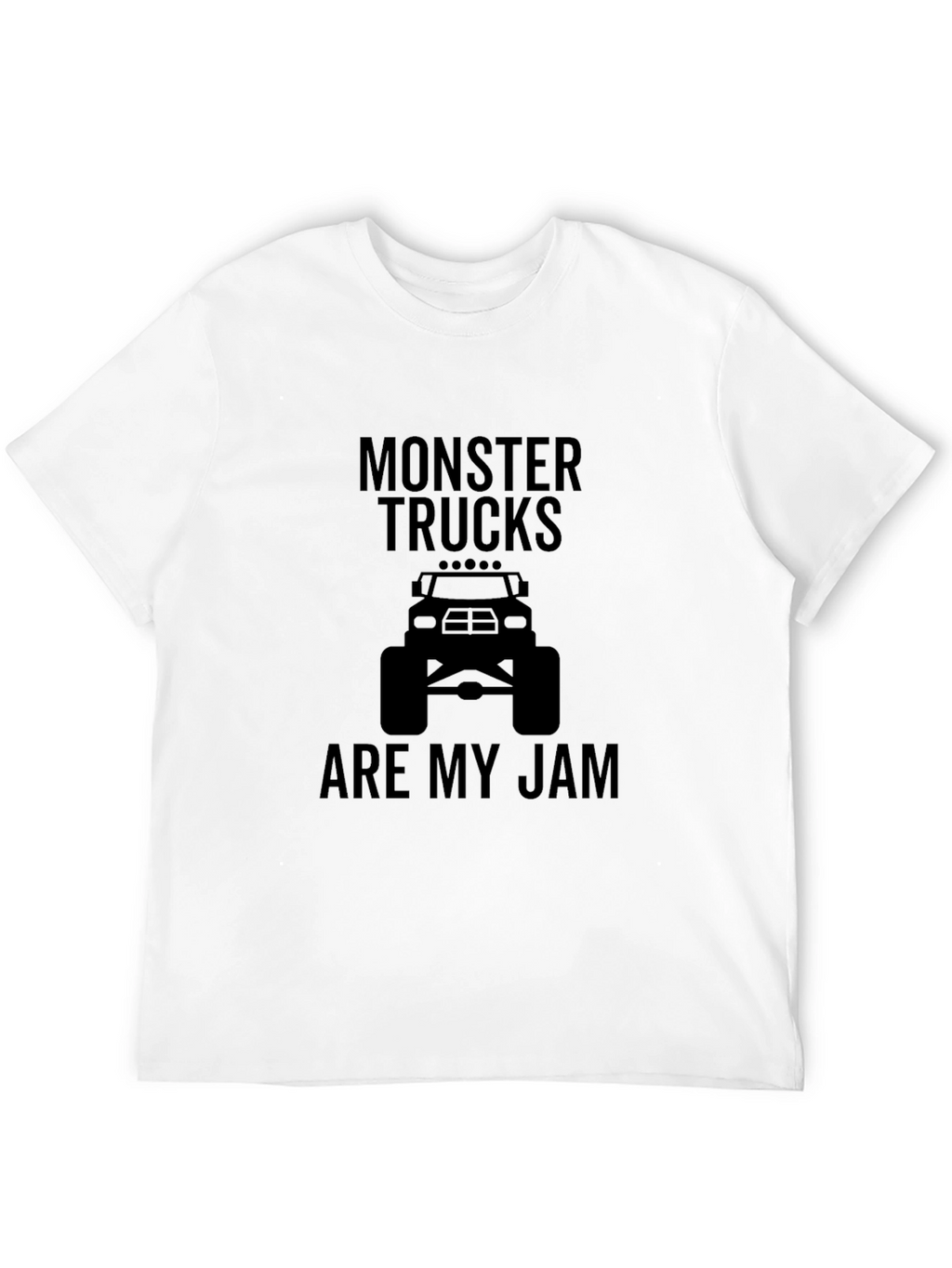 Monster Truck Jam Graphic Tee - Black Cotton T-Shirt
