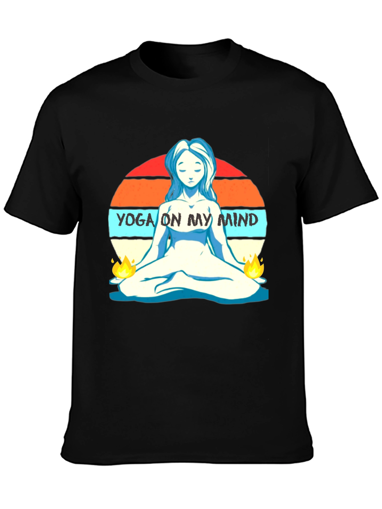 Yoga On My Mind Graphic T-Shirt