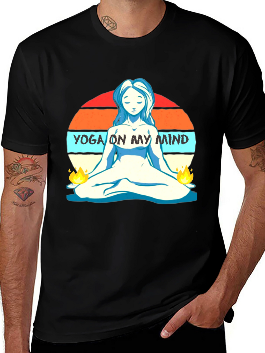 Yoga On My Mind Graphic T-Shirt
