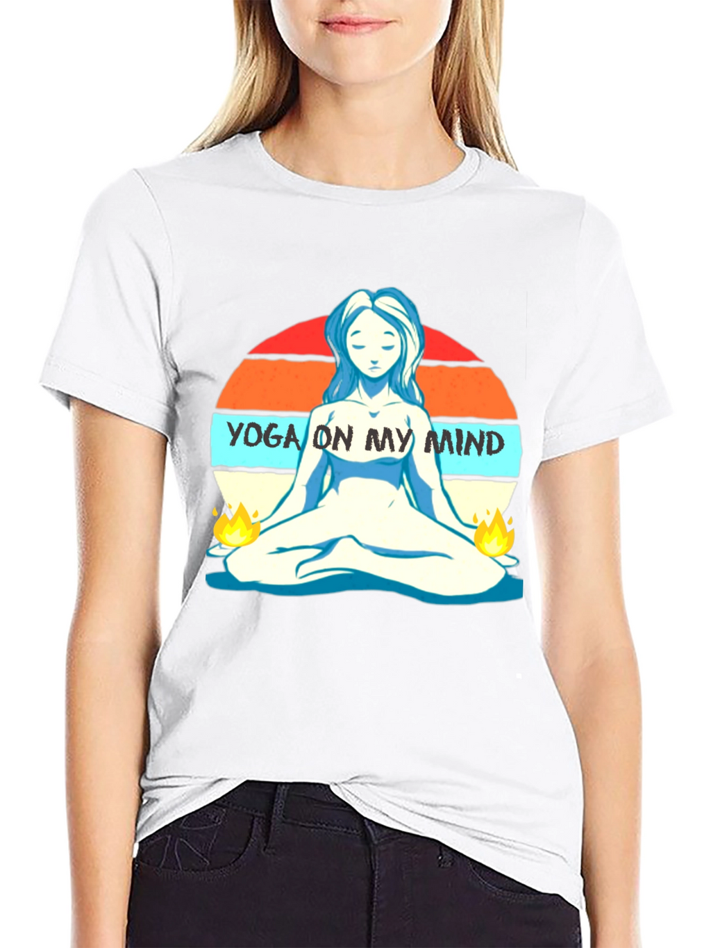 Yoga On My Mind Graphic T-Shirt