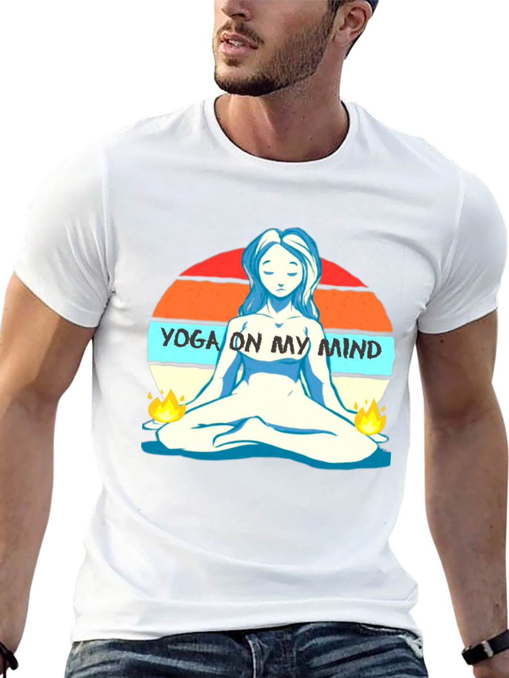 Yoga On My Mind Graphic T-Shirt