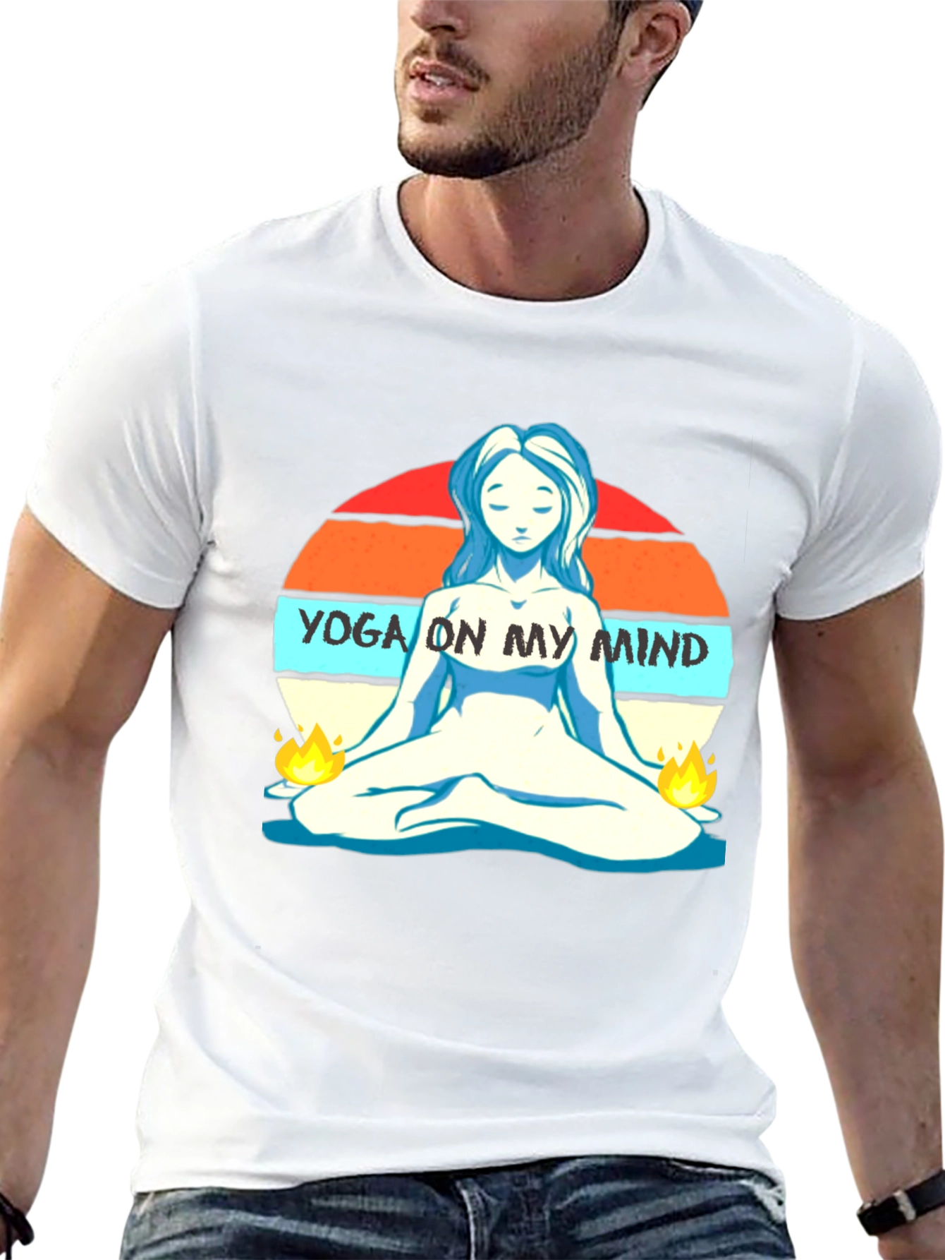 Yoga On My Mind Graphic T-Shirt