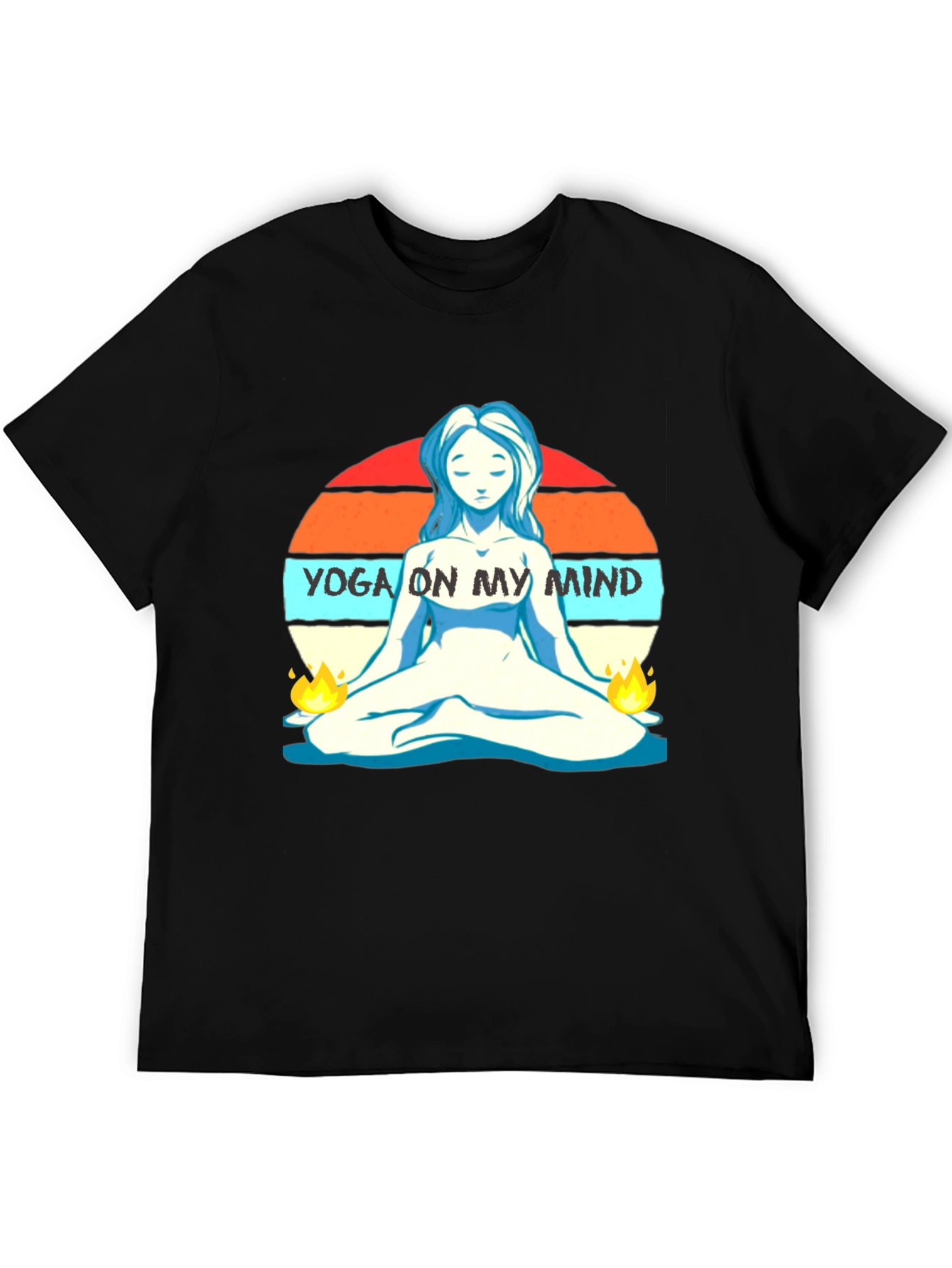 Yoga On My Mind Graphic T-Shirt