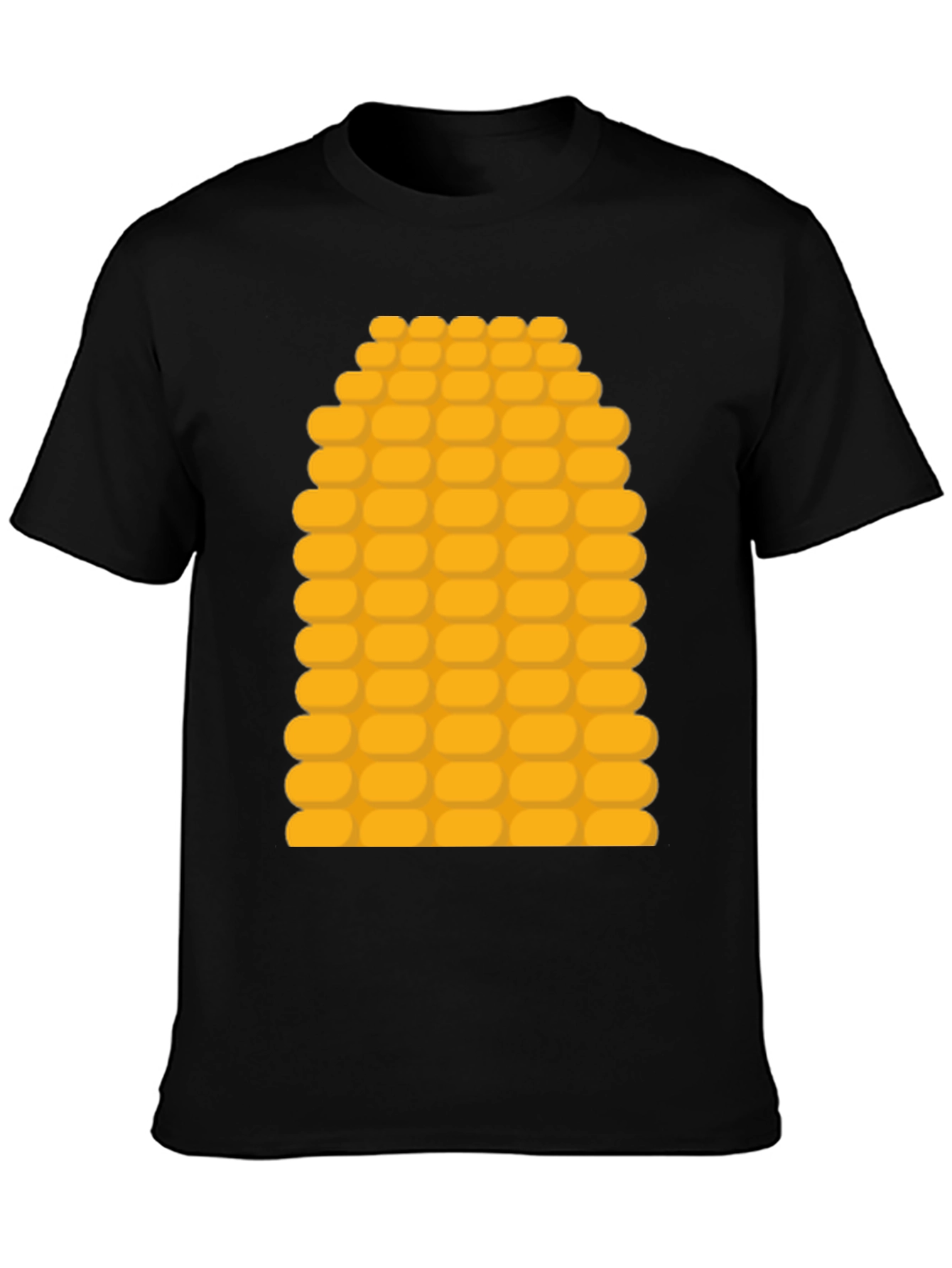 Corn Cob Graphic Tee - Novelty Food T-Shirt