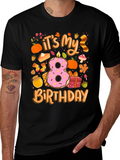 Its My 8th Birthday Fall Theme T-Shirt