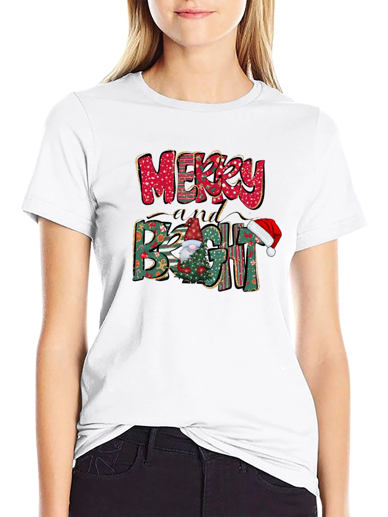Merry and Bright Christmas T-Shirt