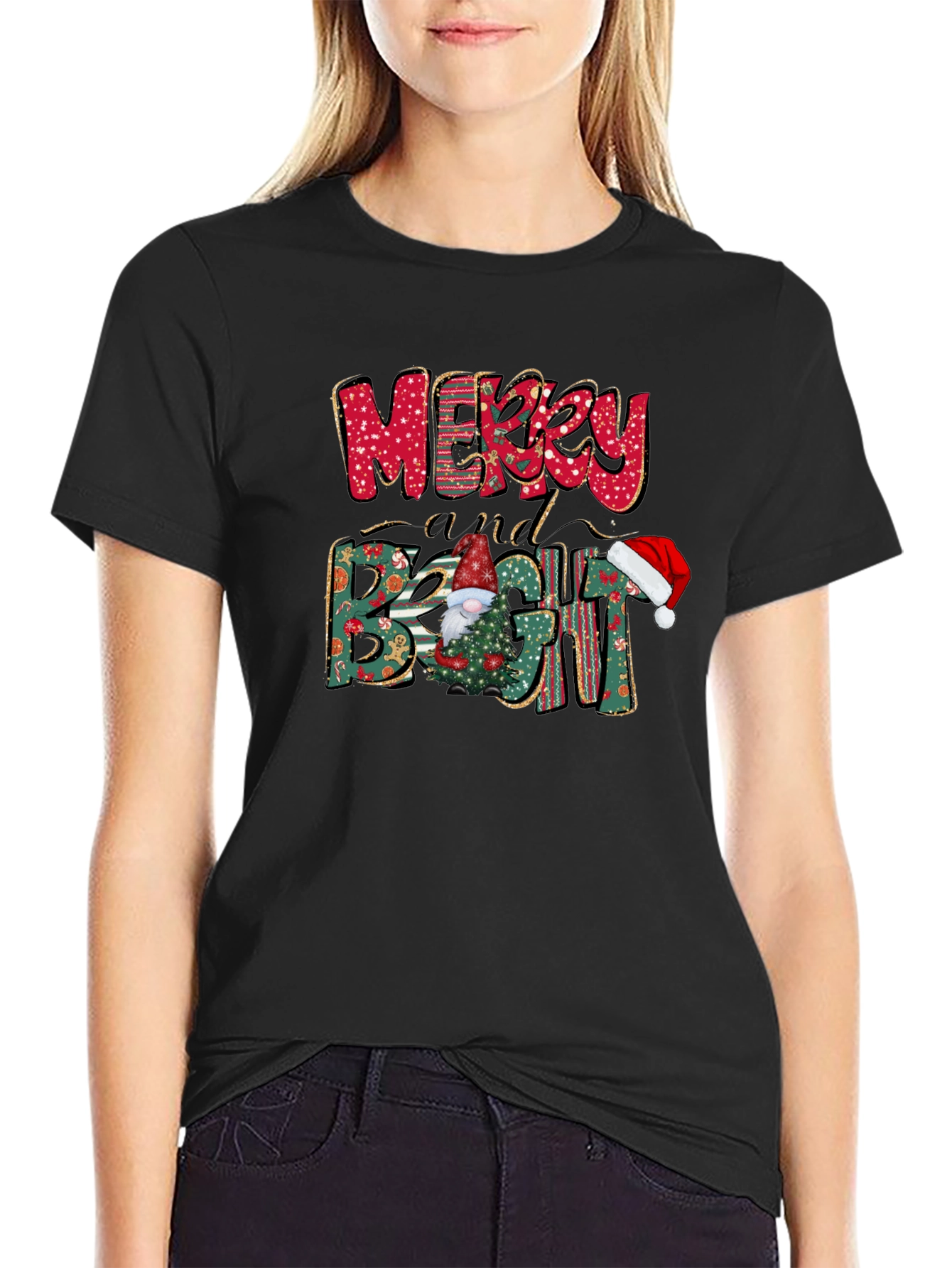 Merry and Bright Christmas T-Shirt