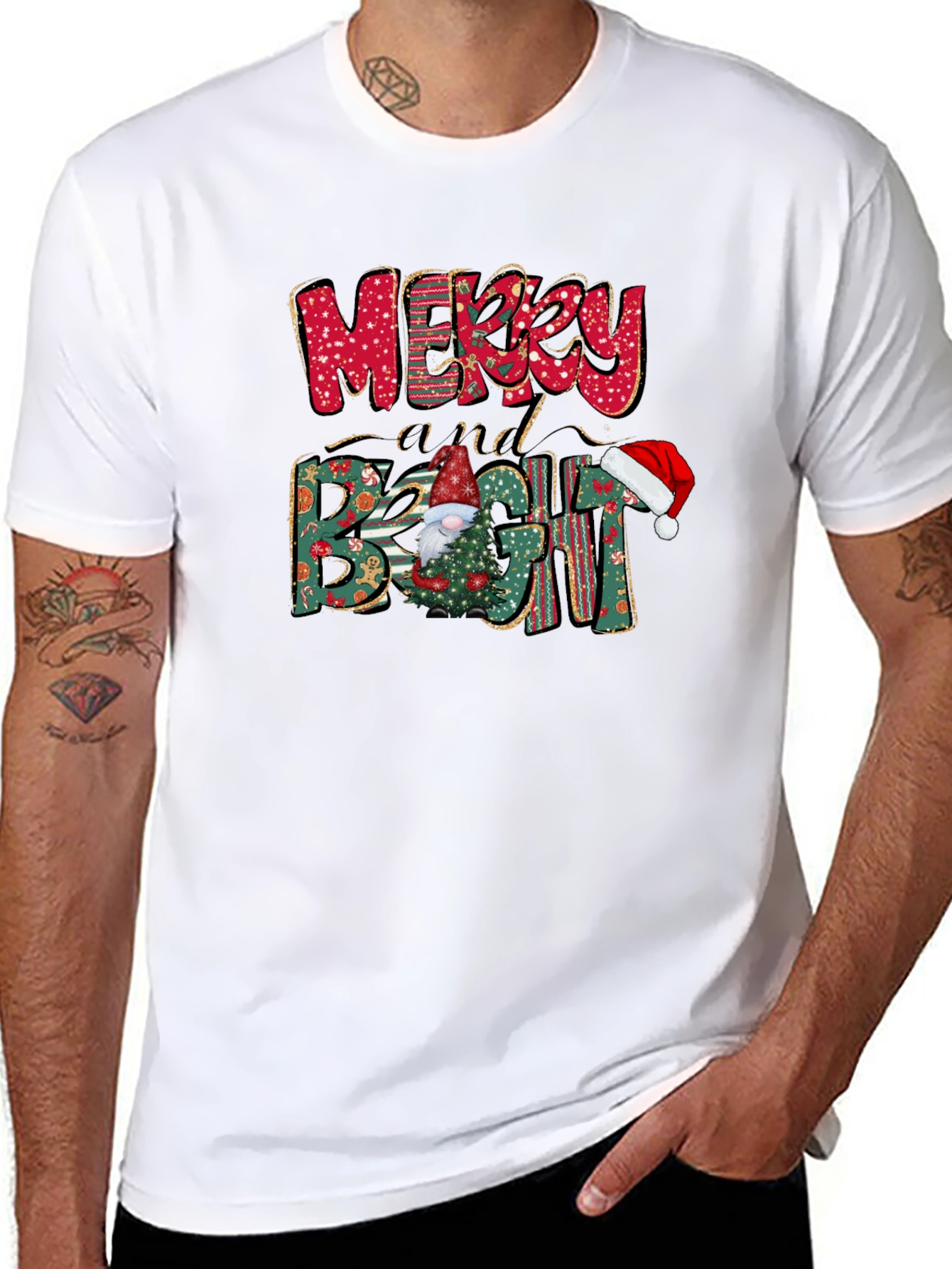 Merry and Bright Christmas T-Shirt