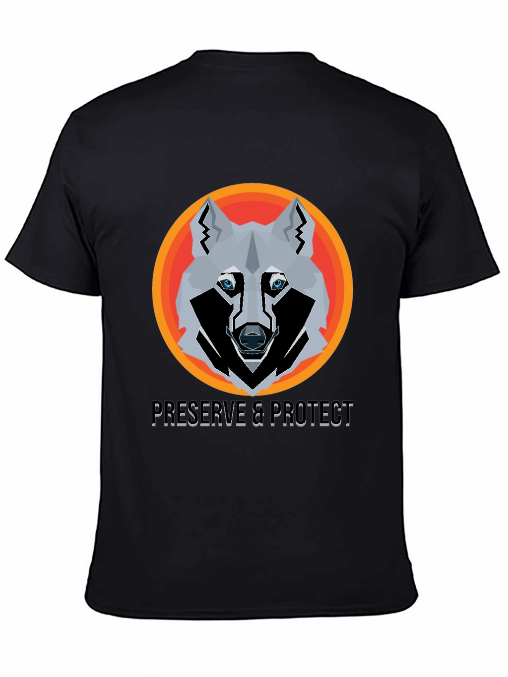 Preserve & Protect Wolf Graphic T-Shirt