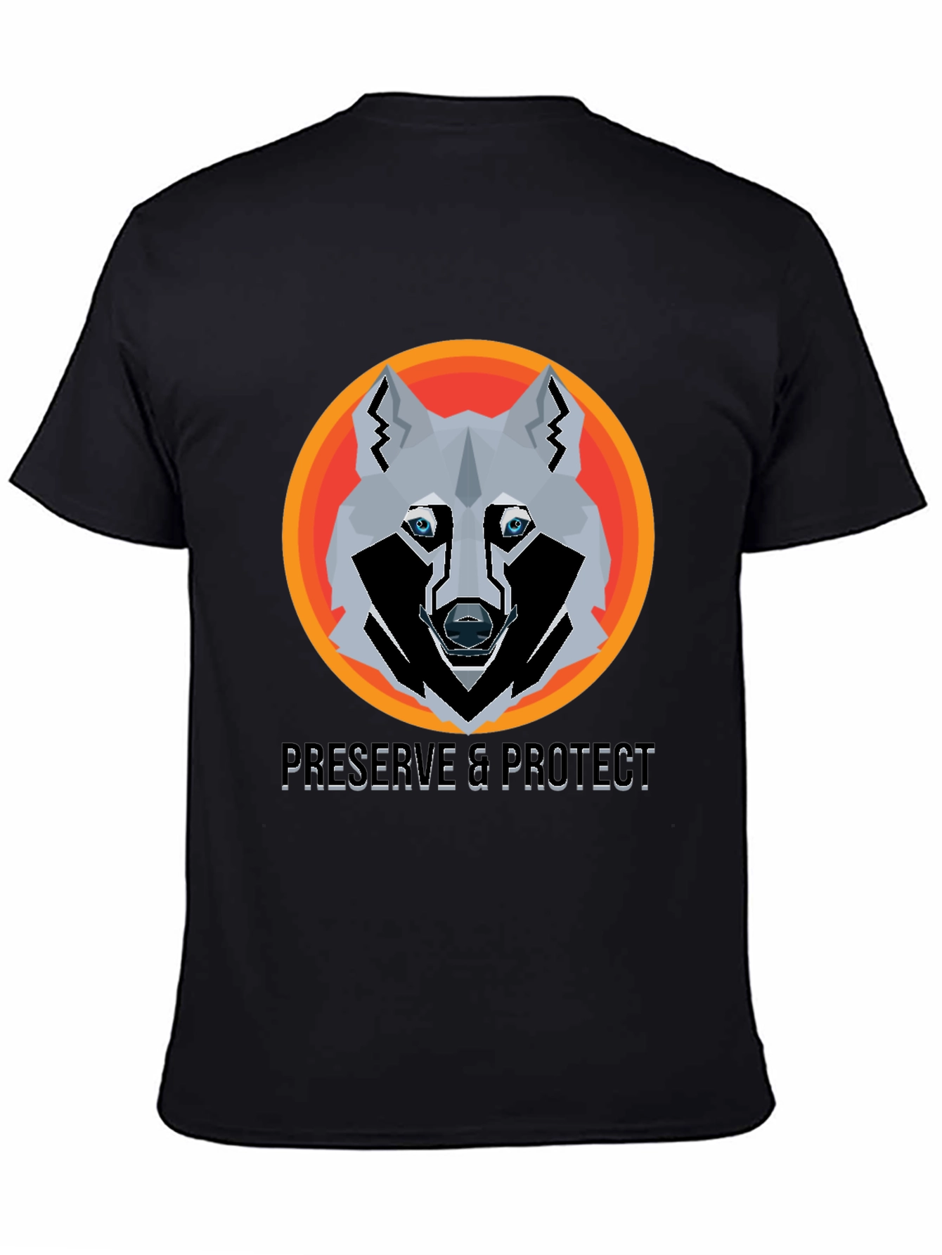 Preserve & Protect Wolf Graphic T-Shirt