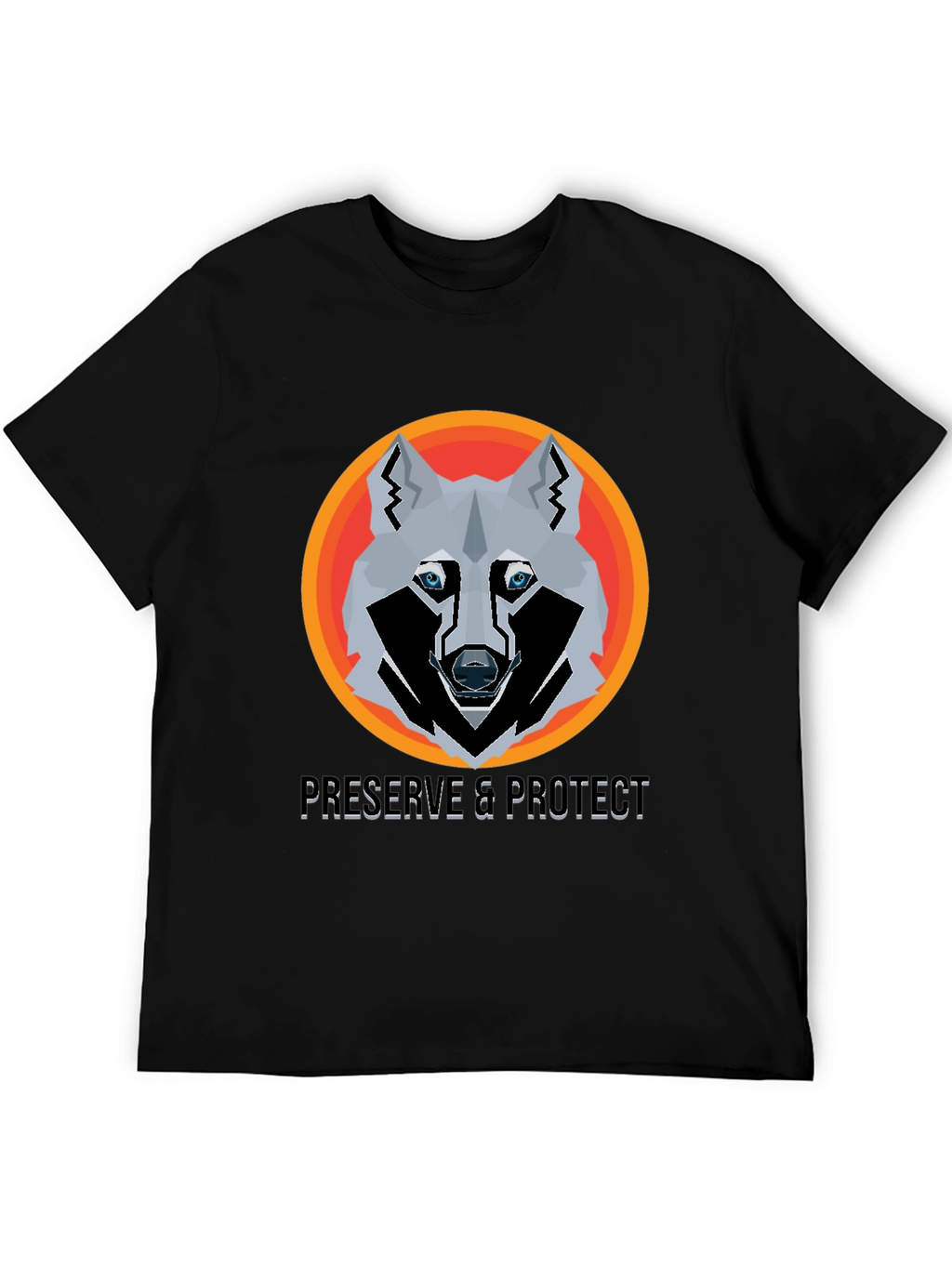 Preserve & Protect Wolf Graphic T-Shirt