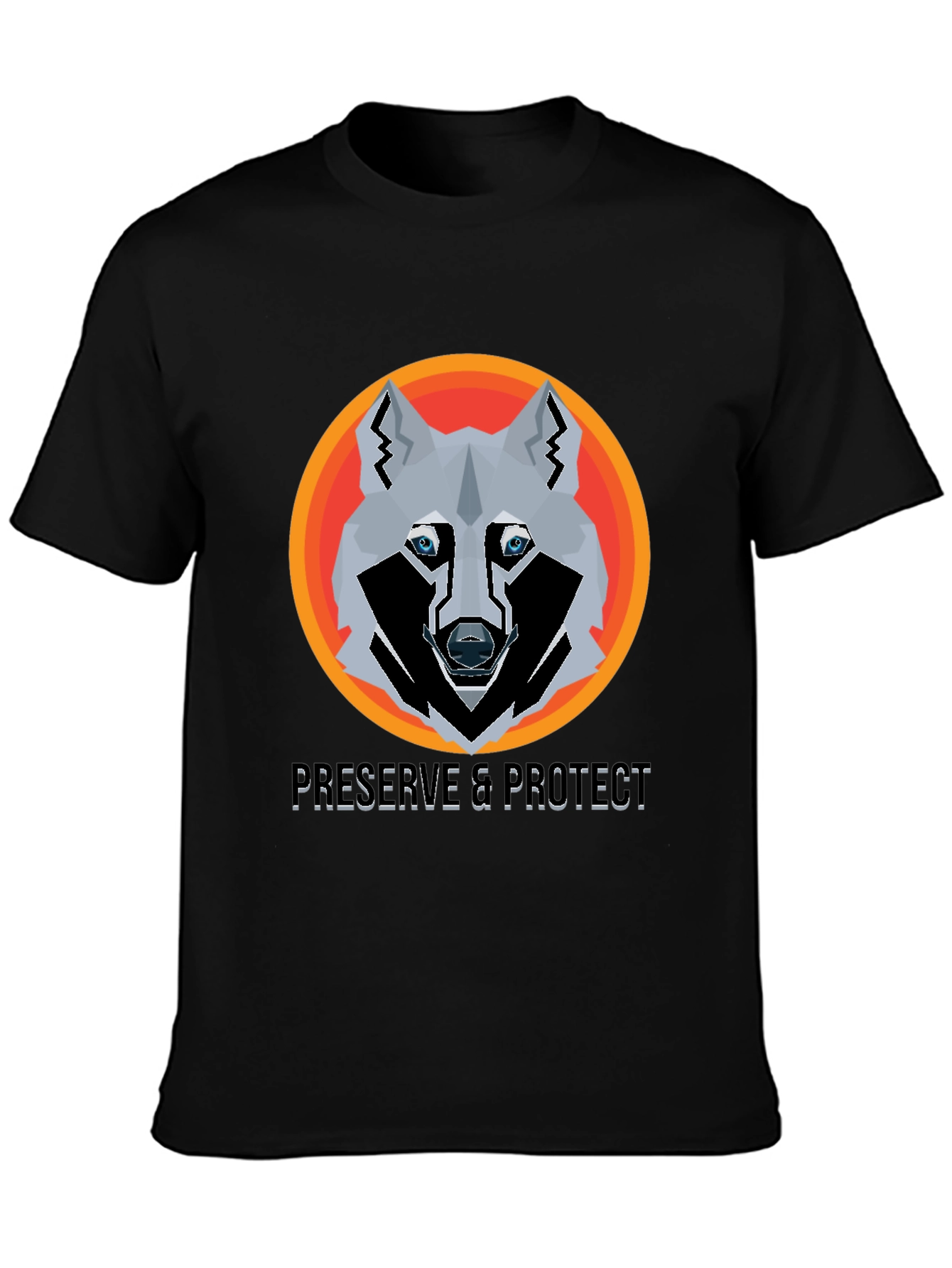 Preserve & Protect Wolf Graphic T-Shirt