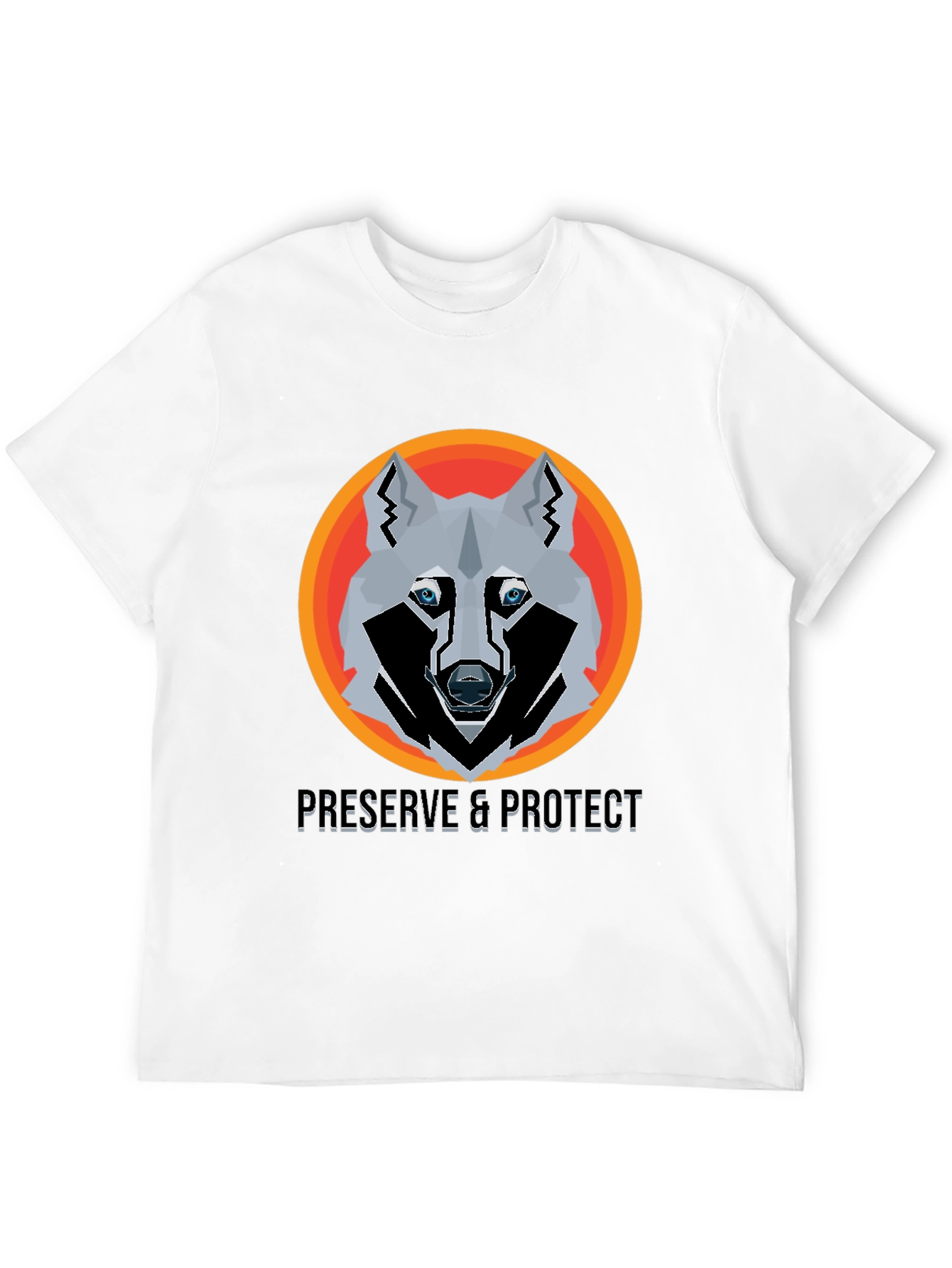 Preserve & Protect Wolf Graphic T-Shirt