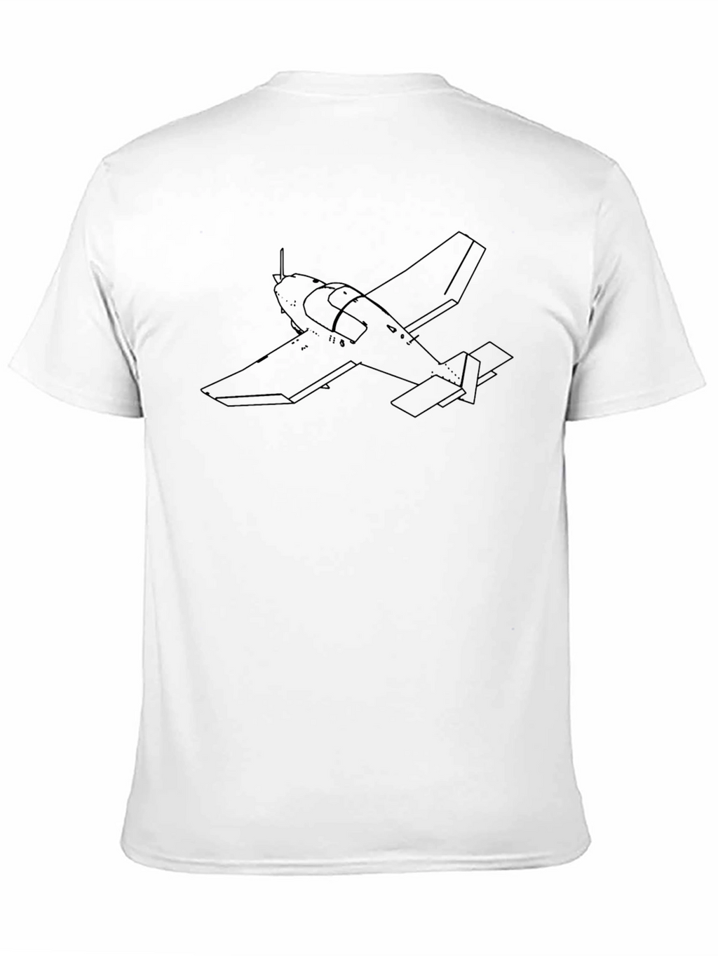 Airplane Outline T-Shirt - Pilot Apparel