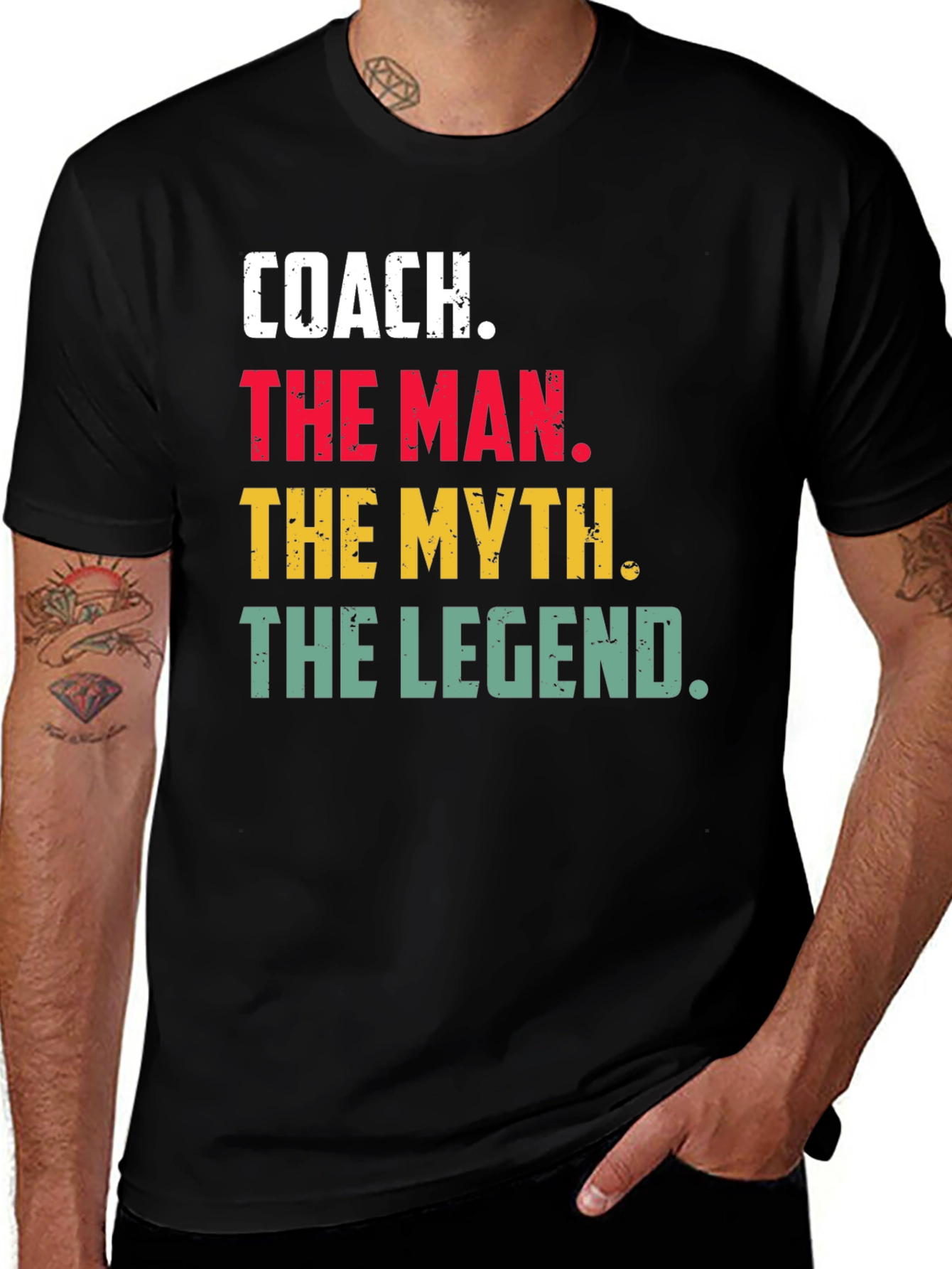 Coach The Man The Myth The Legend T-Shirt