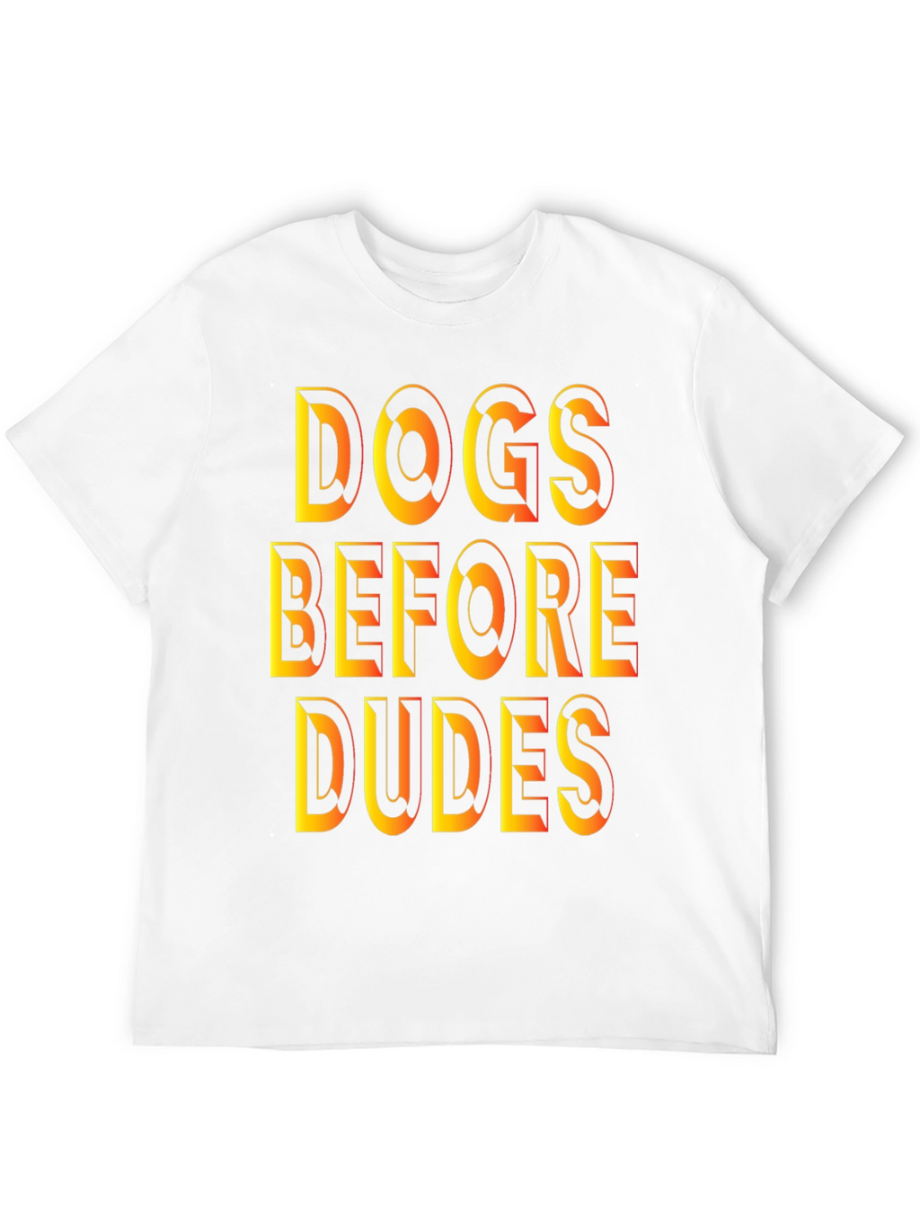 Dogs Before Dudes Graphic Tee - Black