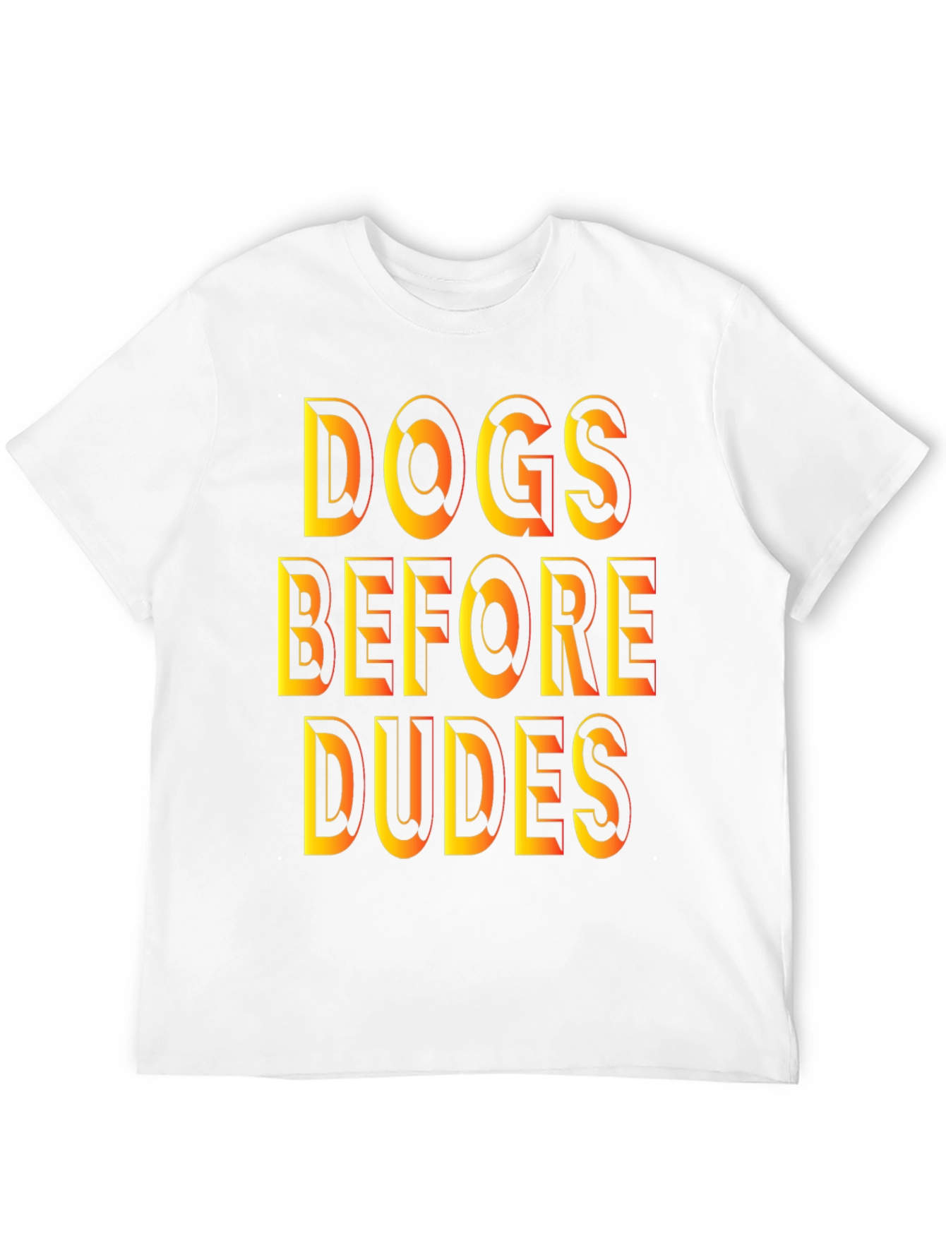 Dogs Before Dudes Graphic Tee - Black