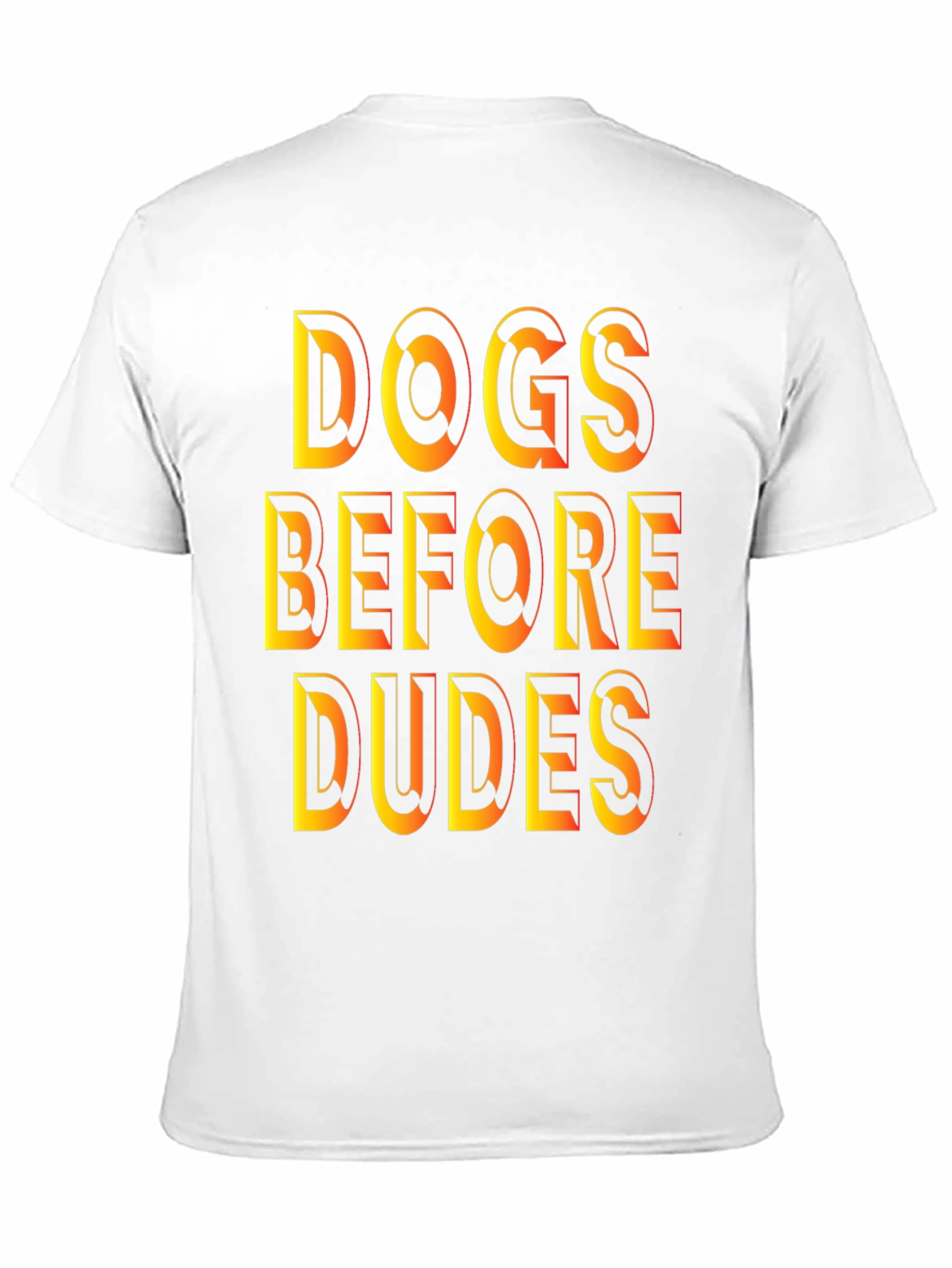 Dogs Before Dudes Graphic Tee - Black