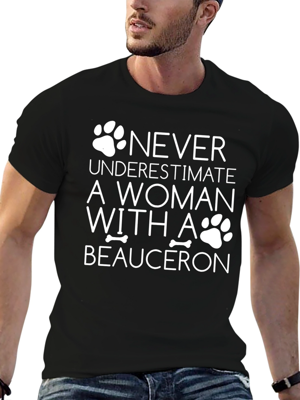 Beauceron Dog Lover Womans T-Shirt