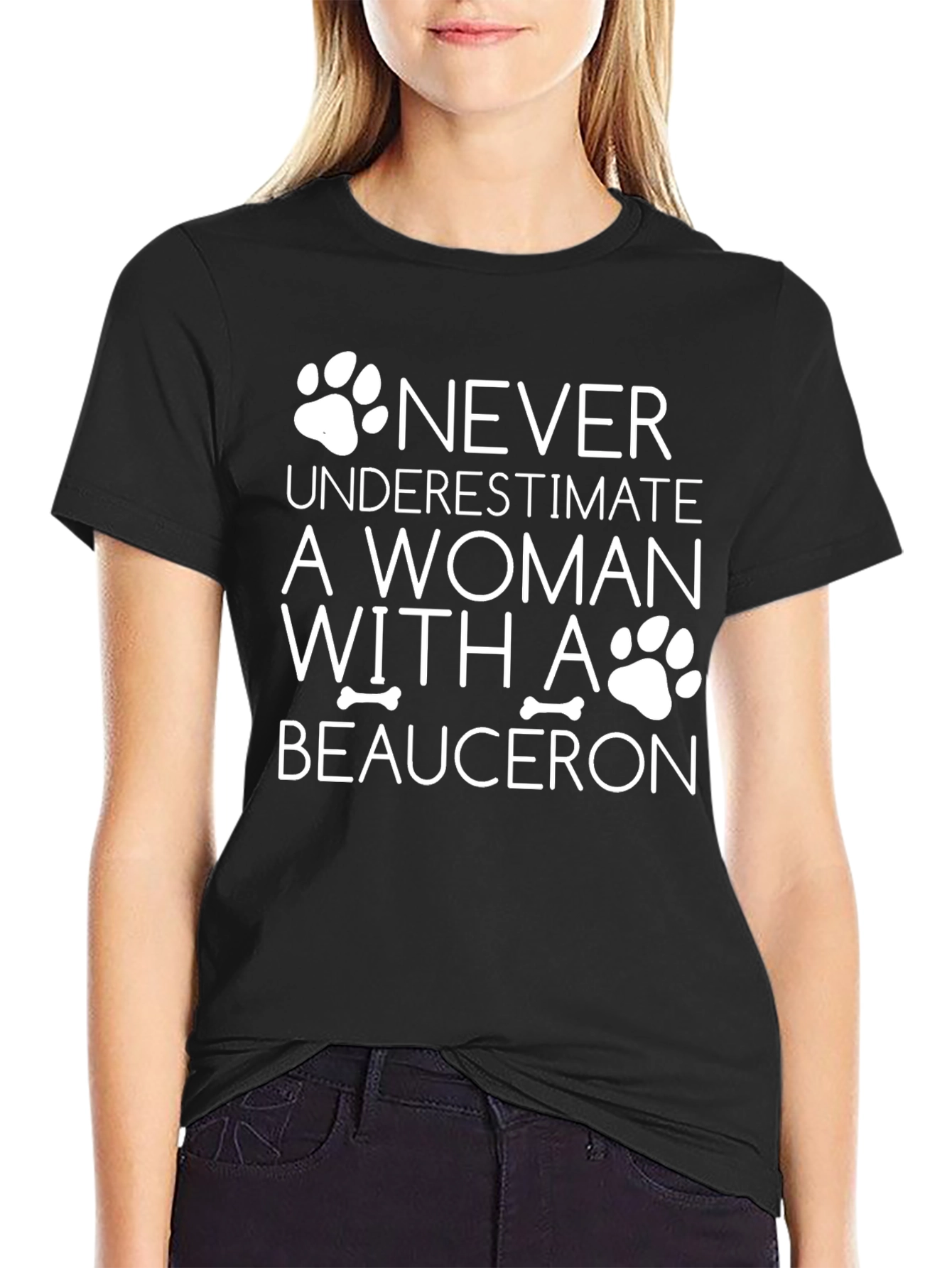 Beauceron Dog Lover Womans T-Shirt