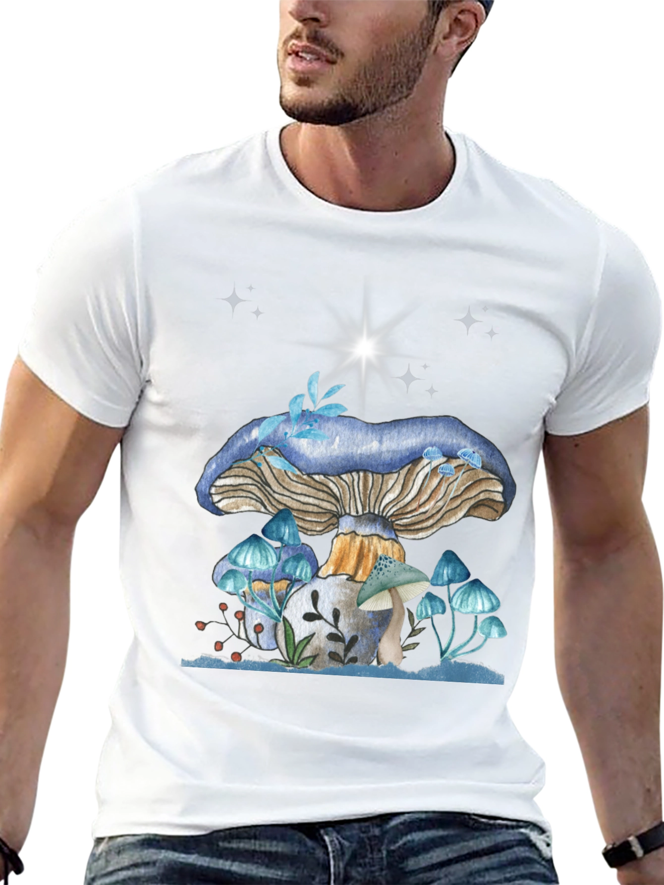 Mushroom Graphic Tee - Whimsical Design