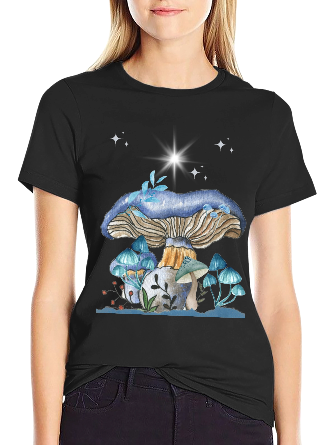 Mushroom Graphic Tee - Whimsical Design