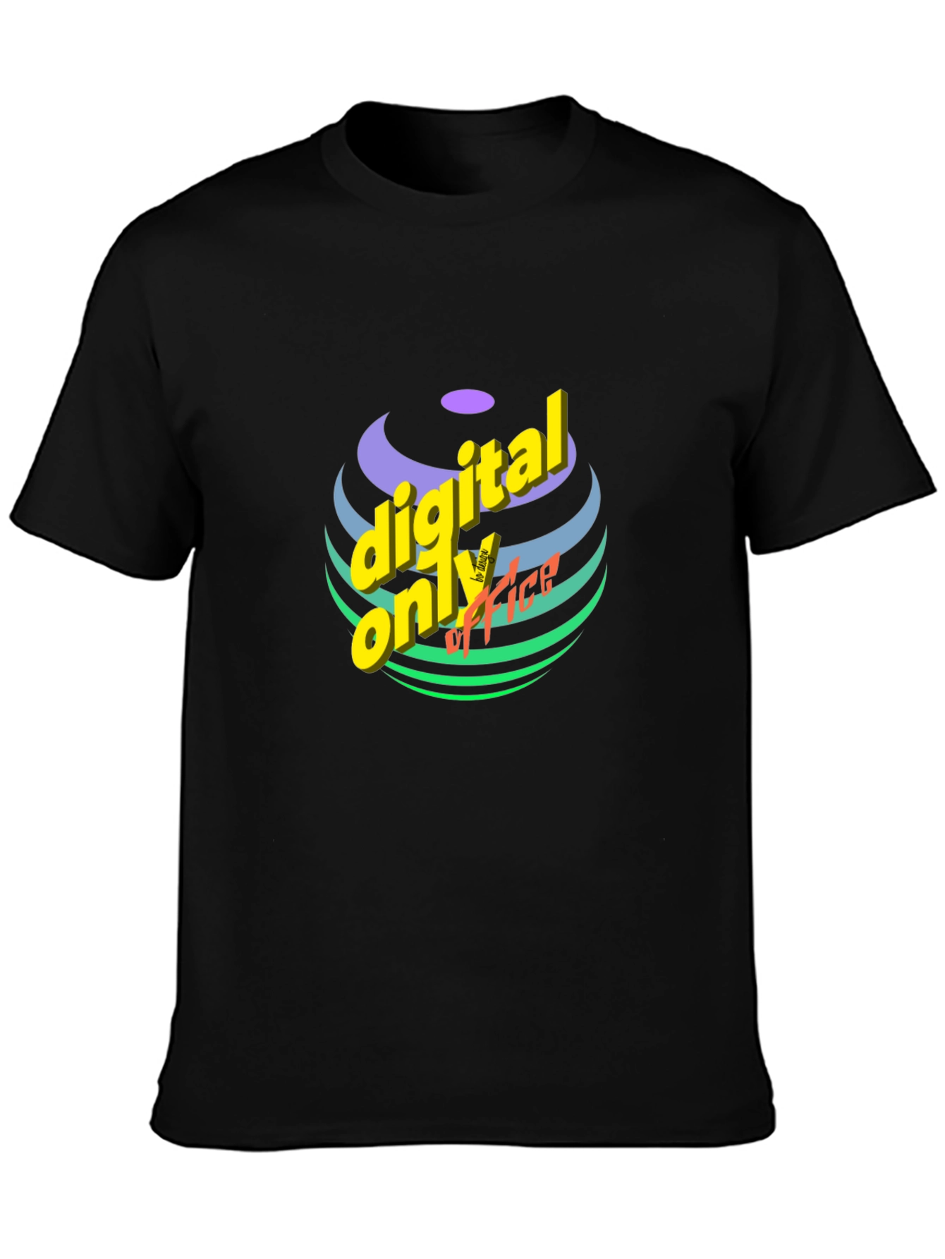 Digital Only Office T-Shirt - Black