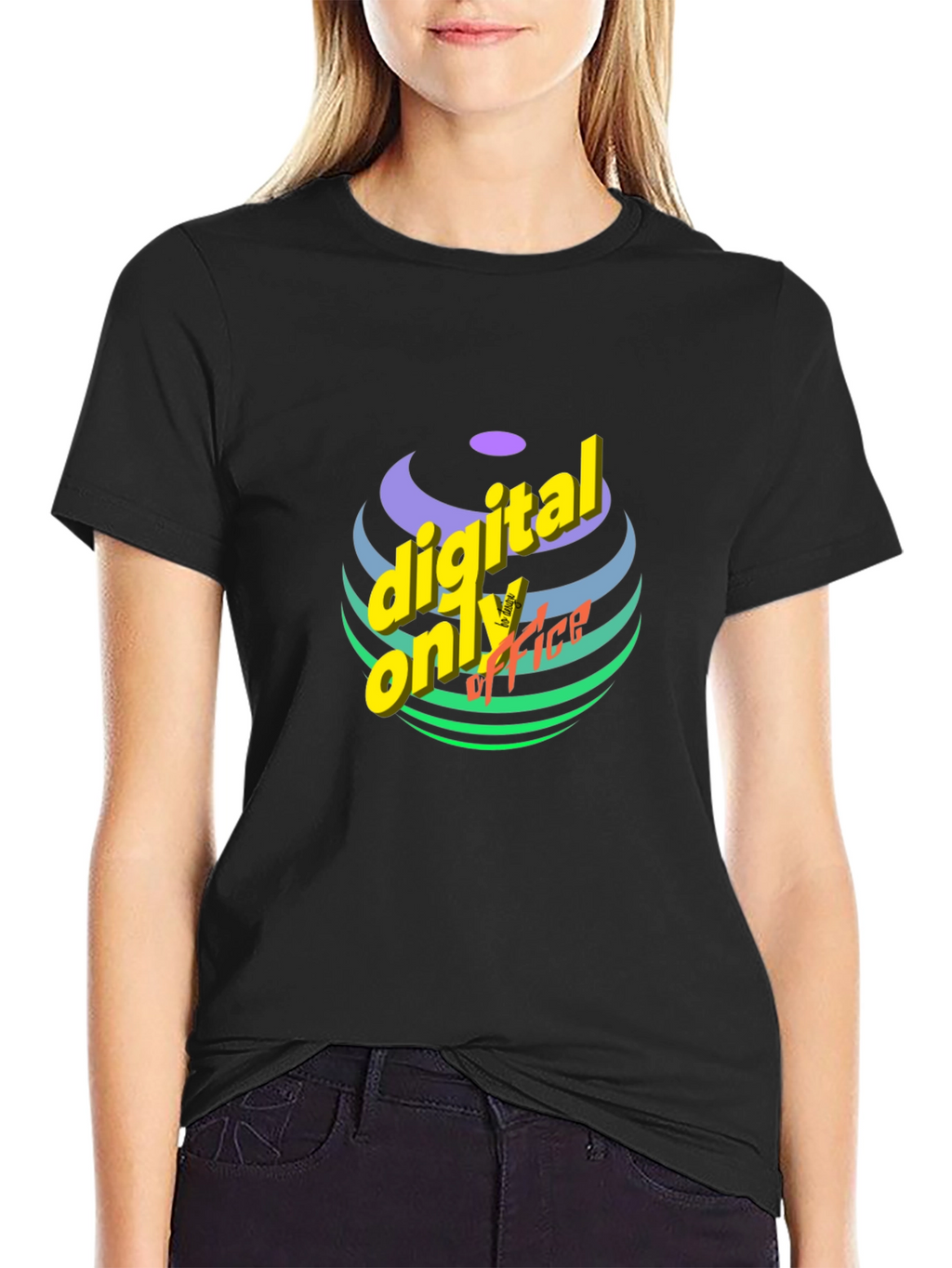 Digital Only Office T-Shirt - Black
