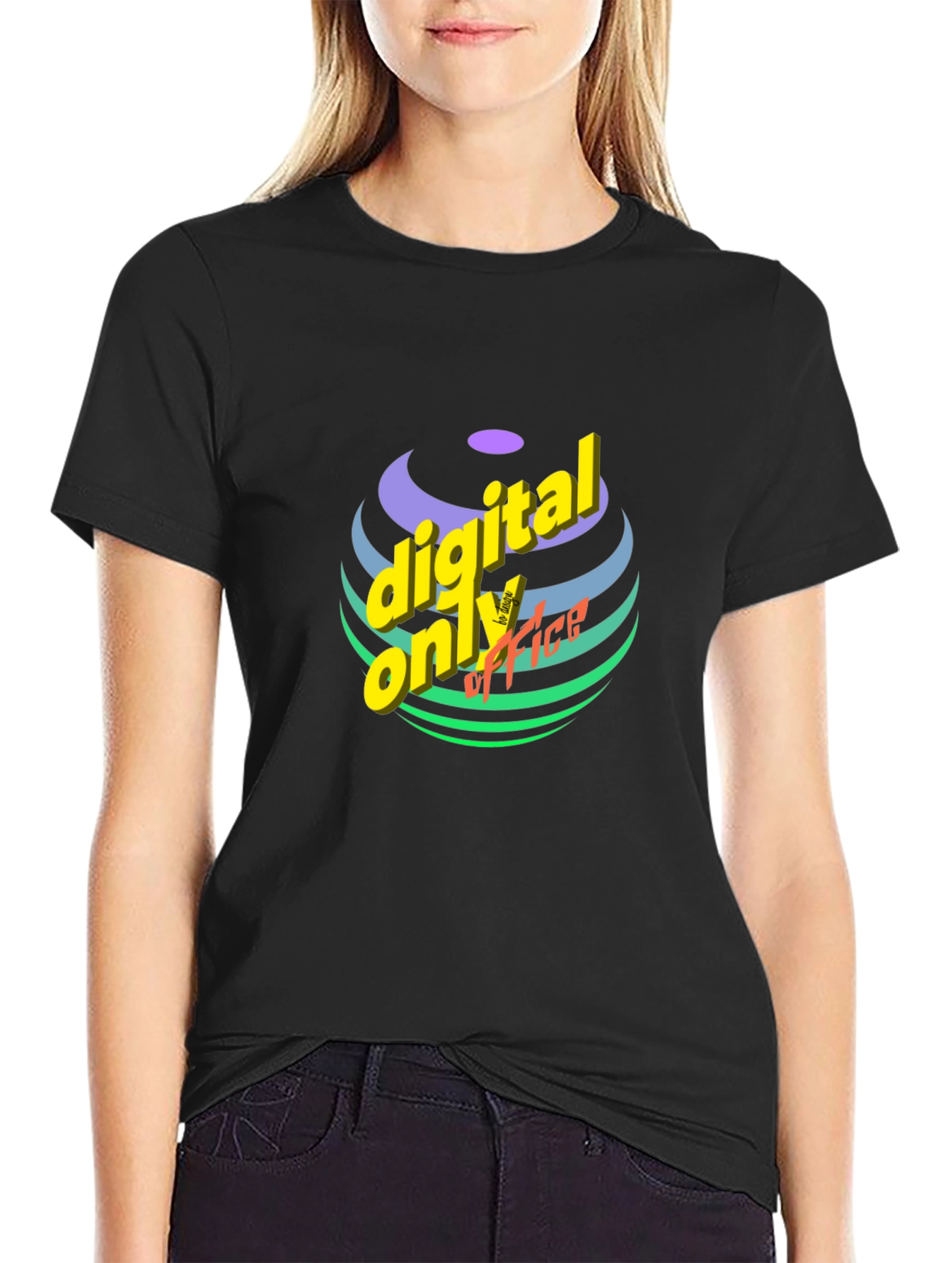 Digital Only Office T-Shirt - Black