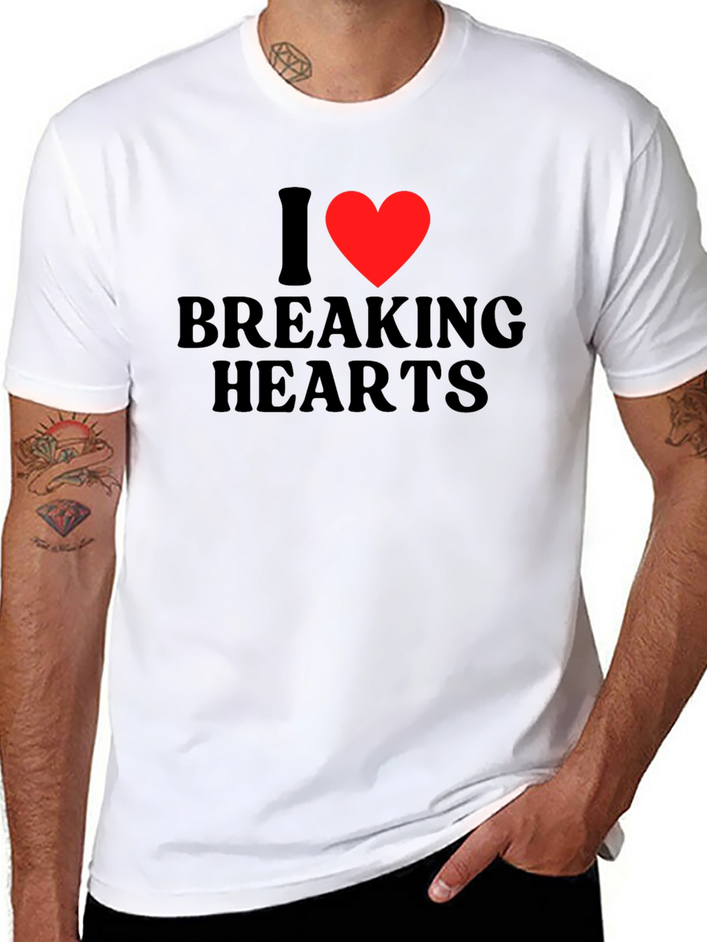 I Heart Breaking Hearts T-Shirt - Bold Statement Tee